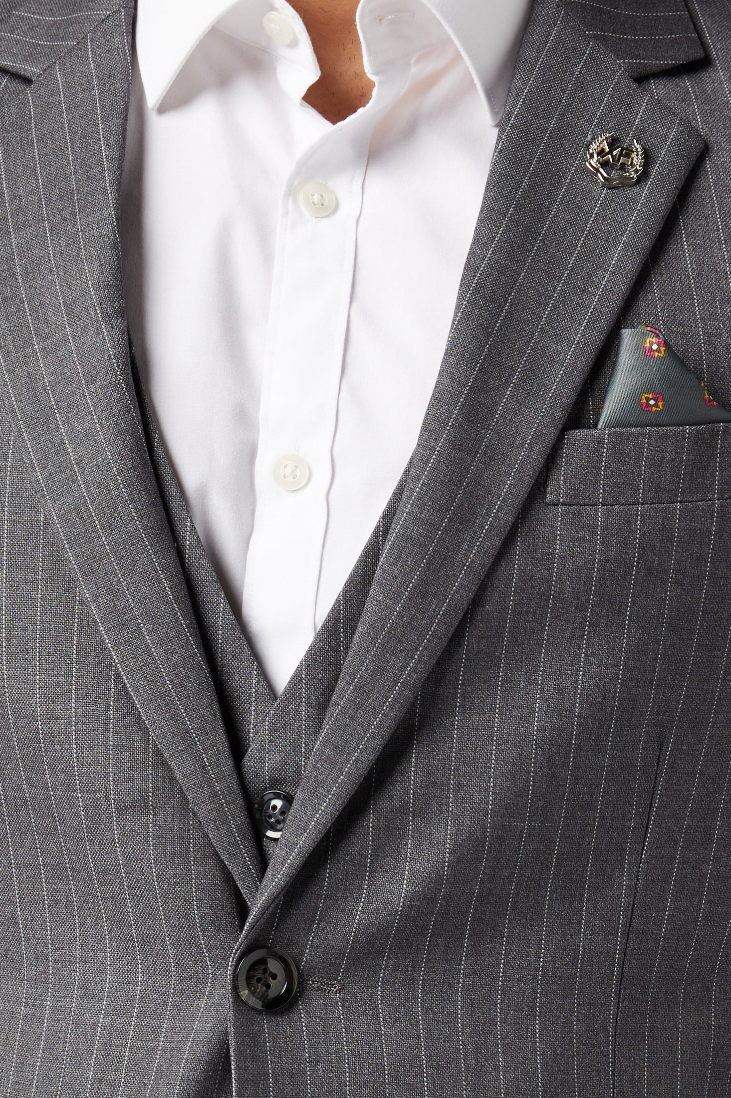 3 Piece Pin Stripe Suit