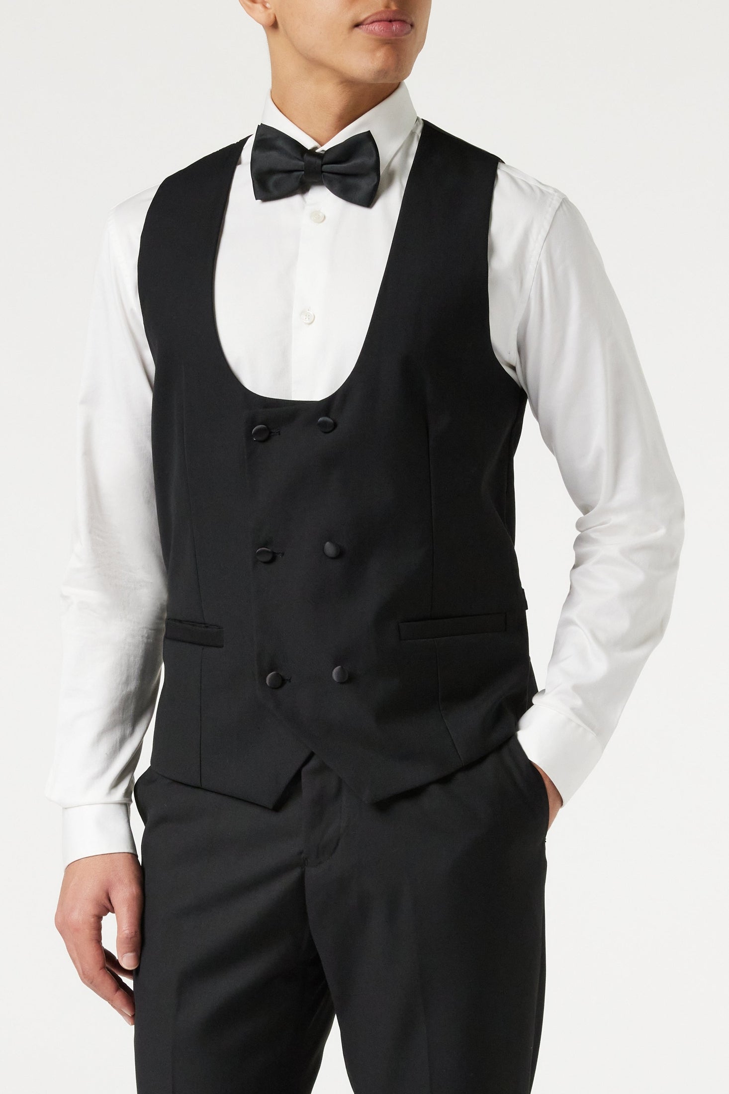 TUXEDO BLACK GOLD FLORAL BLAZER