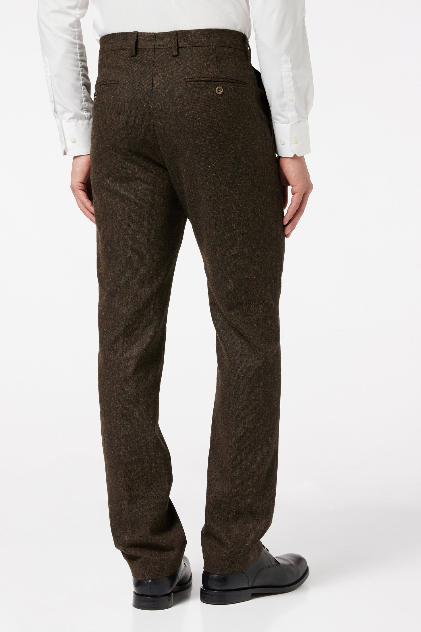 BROWN TWEED TROUSER