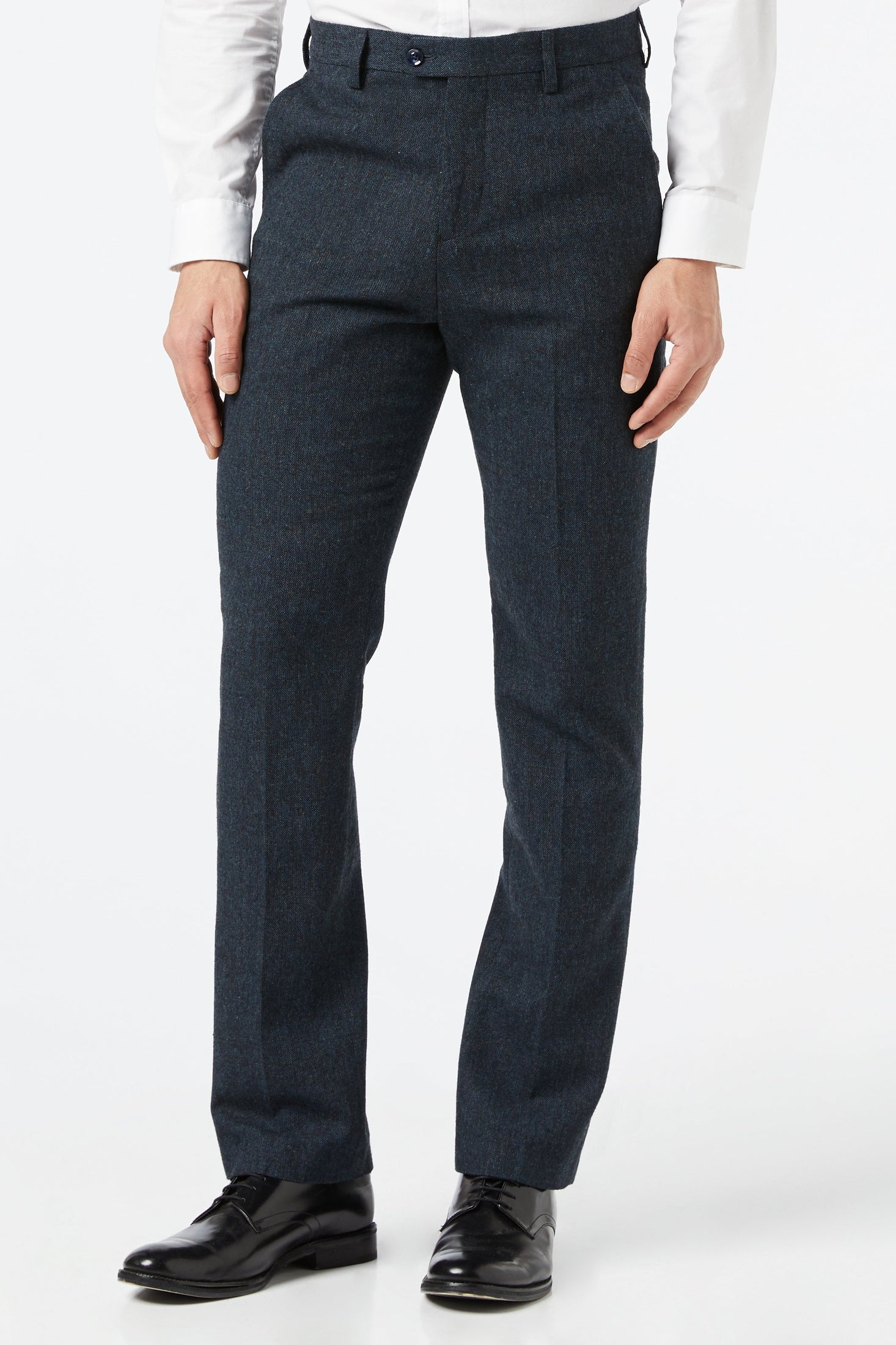 TWEED BLUE TROUSERS