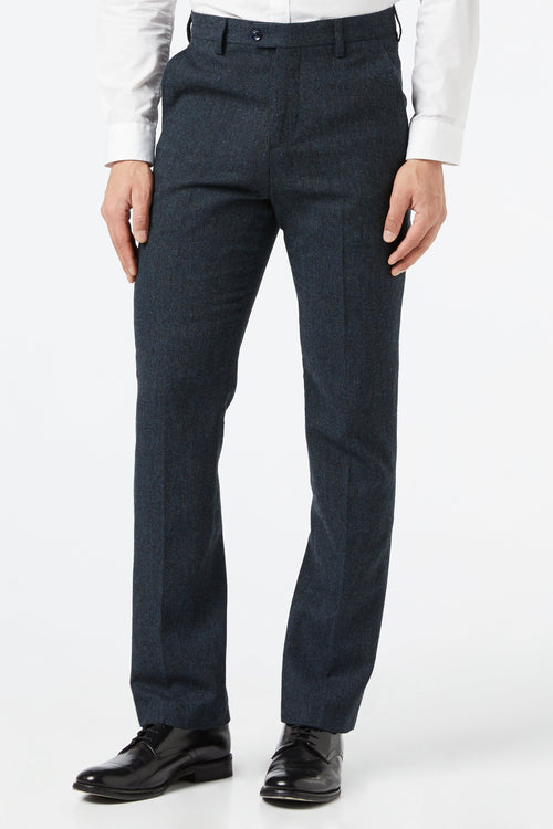 TWEED BLUE TROUSERS