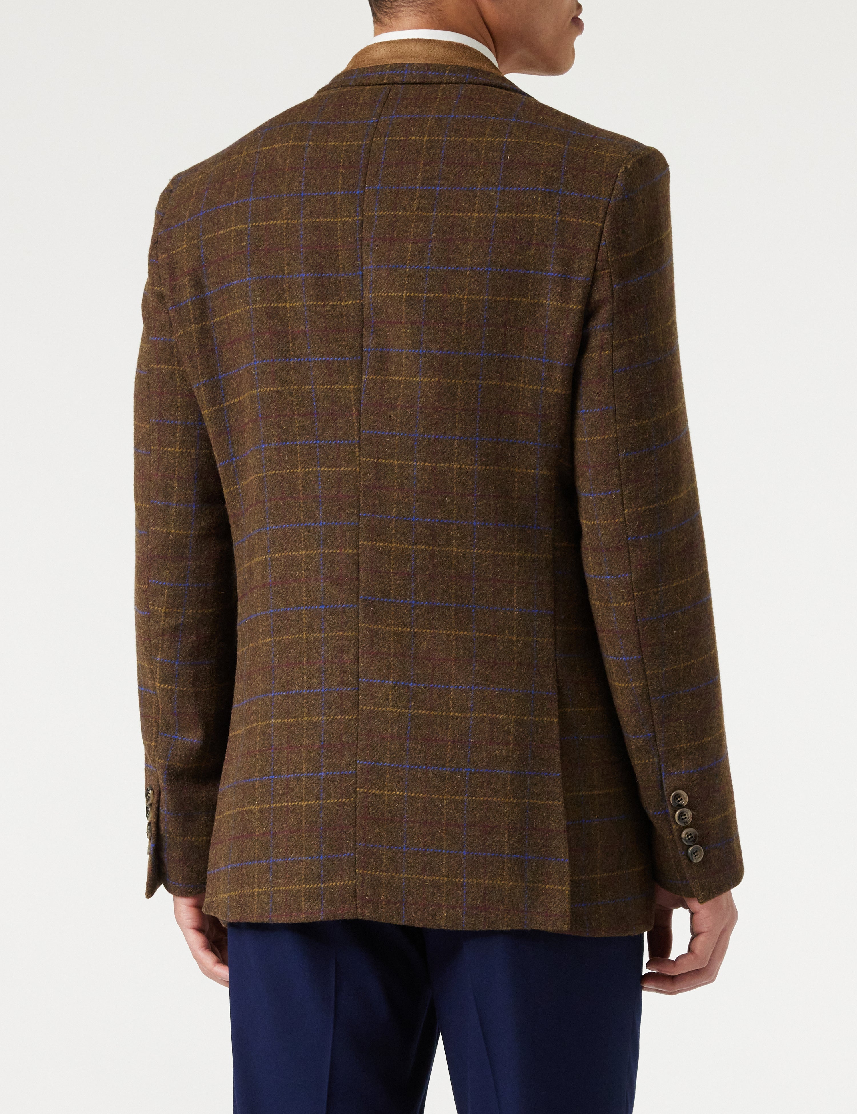 CHESTER - Brown Tweed Check Blazer