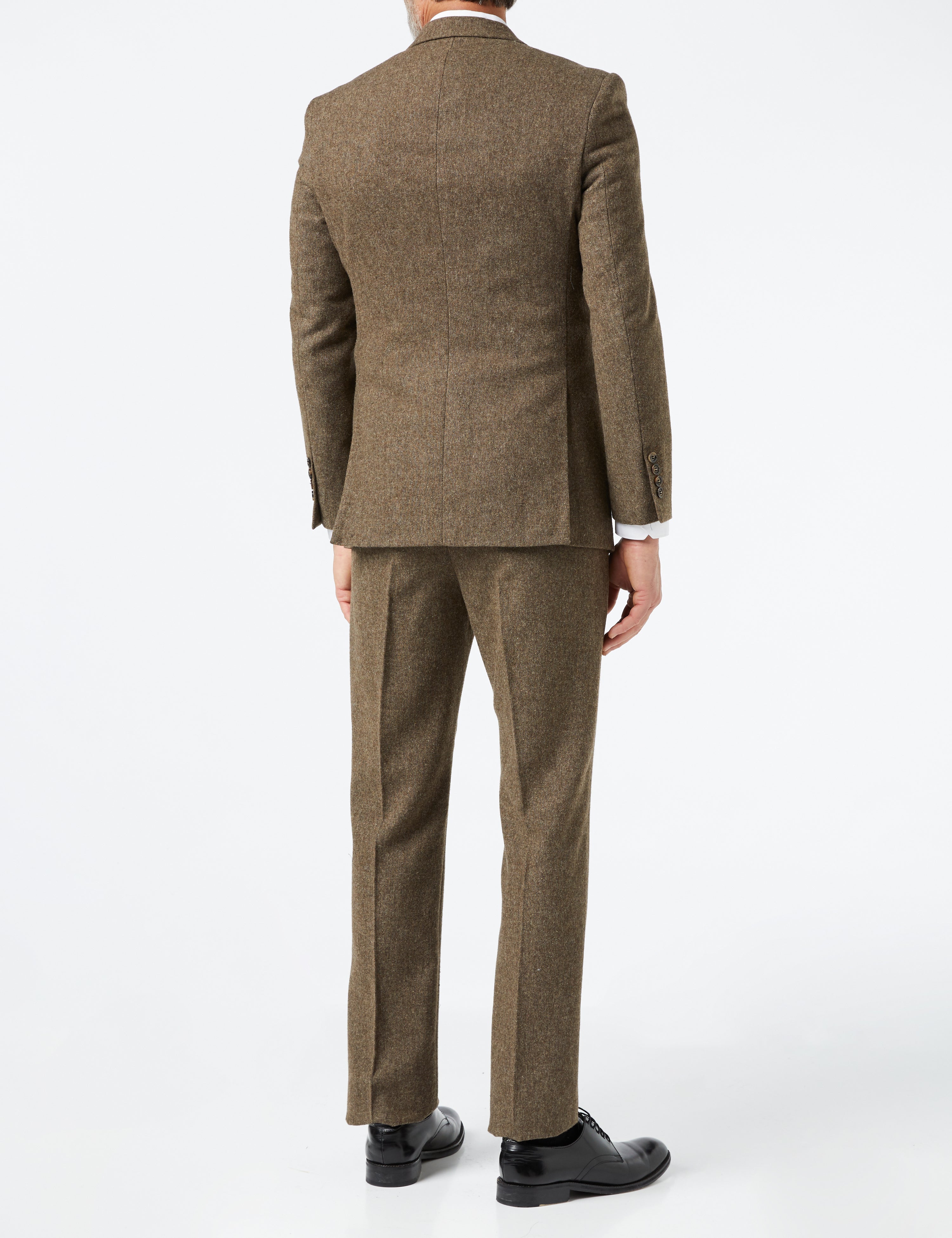 TWEED TAN TAILORED JACKET