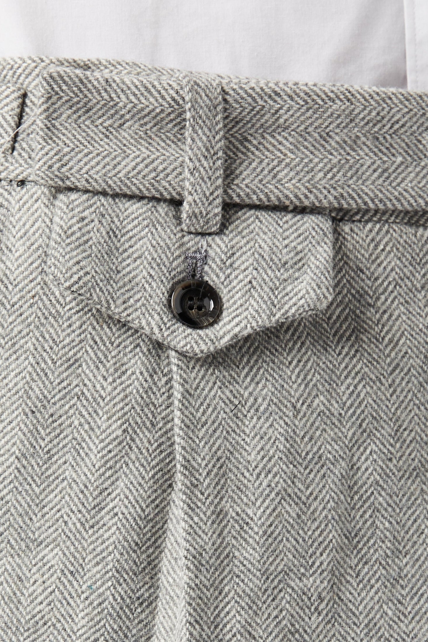 Martin - Mens Grey Classic Tweed Tailored Fit Trouser