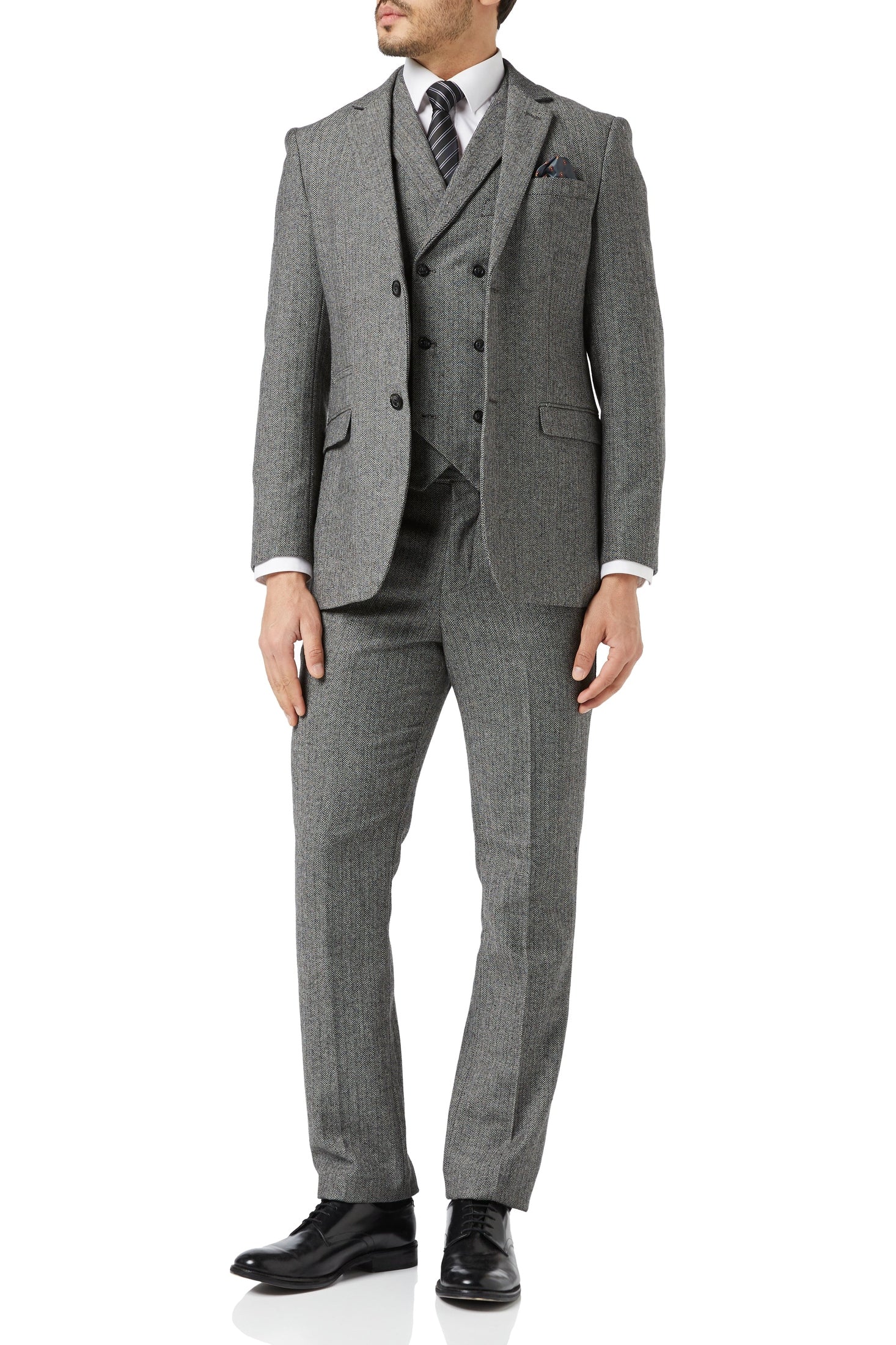 JAX - HERRINGBONE TWEED SUIT