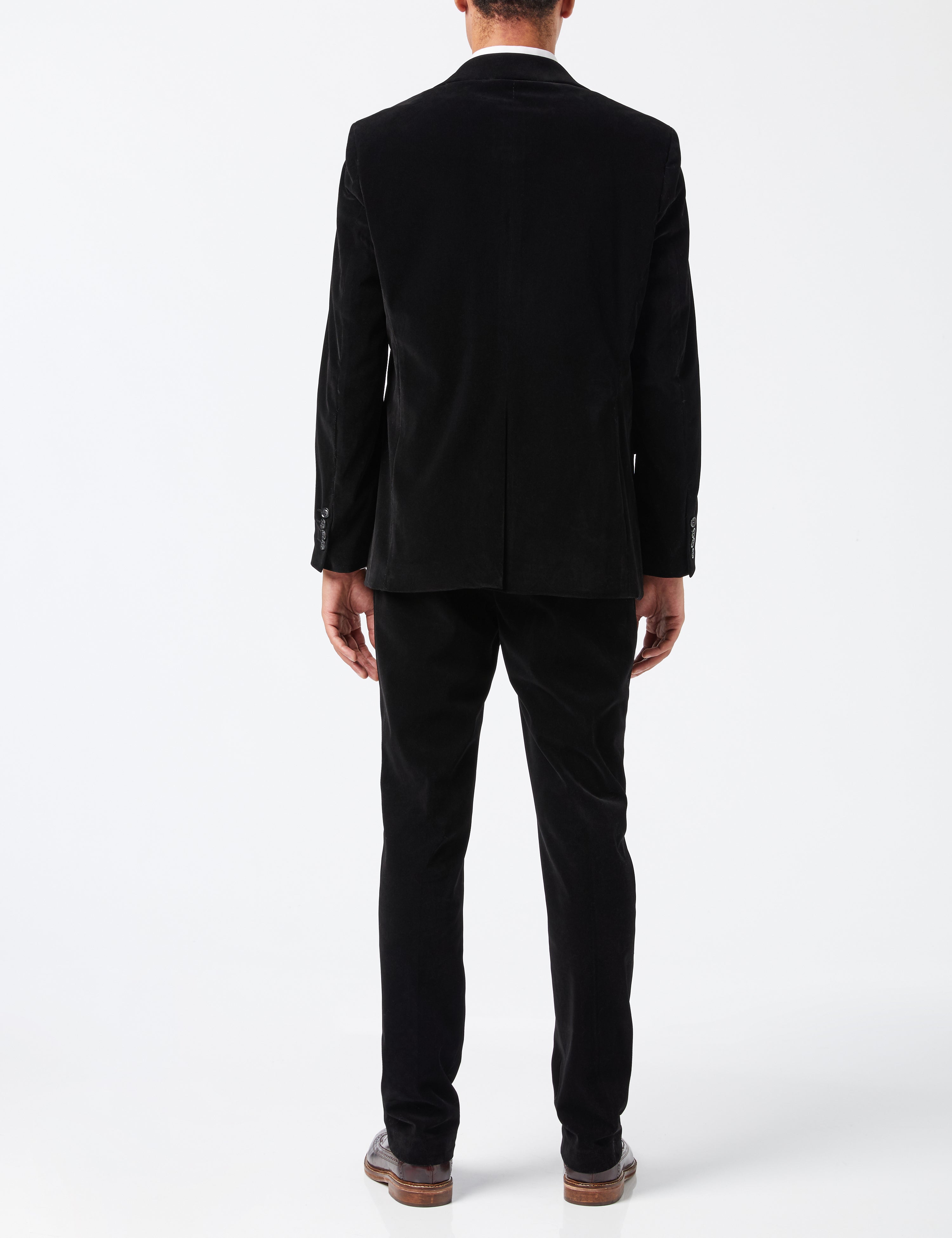 MATTHEW – SCHWARZE CORDJACKE UND WESTE