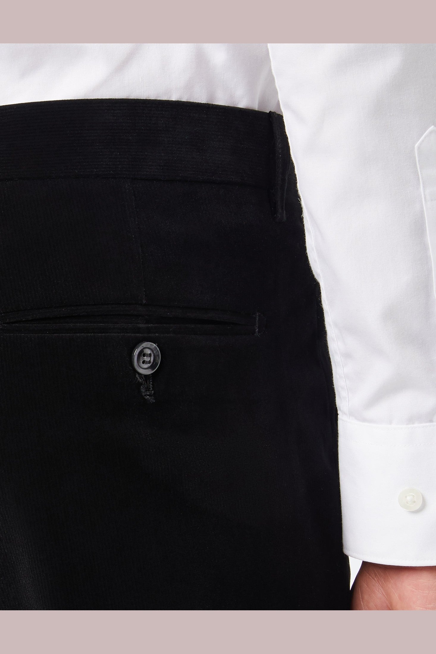 MATTHEW-CORDUROY TROUSER IN BLACK