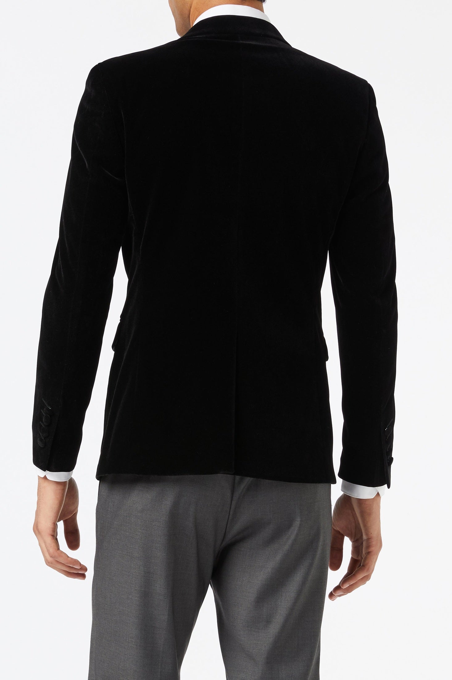 GARY- BLACK VELVET BLAZER