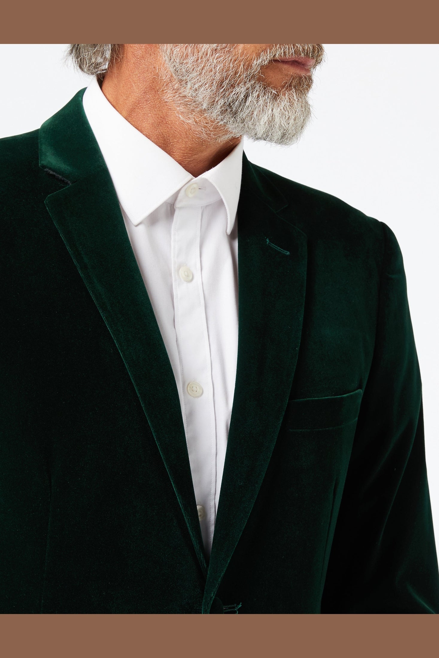 GARY- GREEN VELVET BLAZER