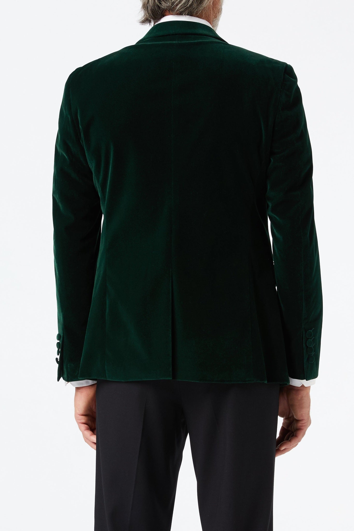 GARY- GREEN VELVET BLAZER