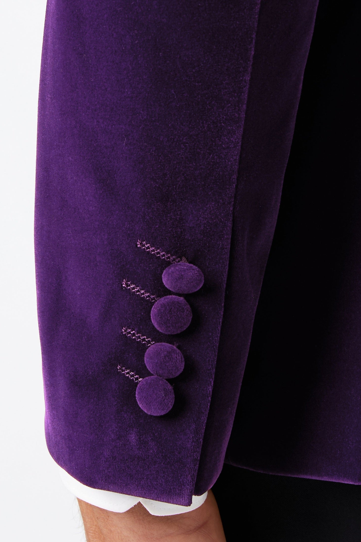 GARY- PURPLE VELVET BLAZER