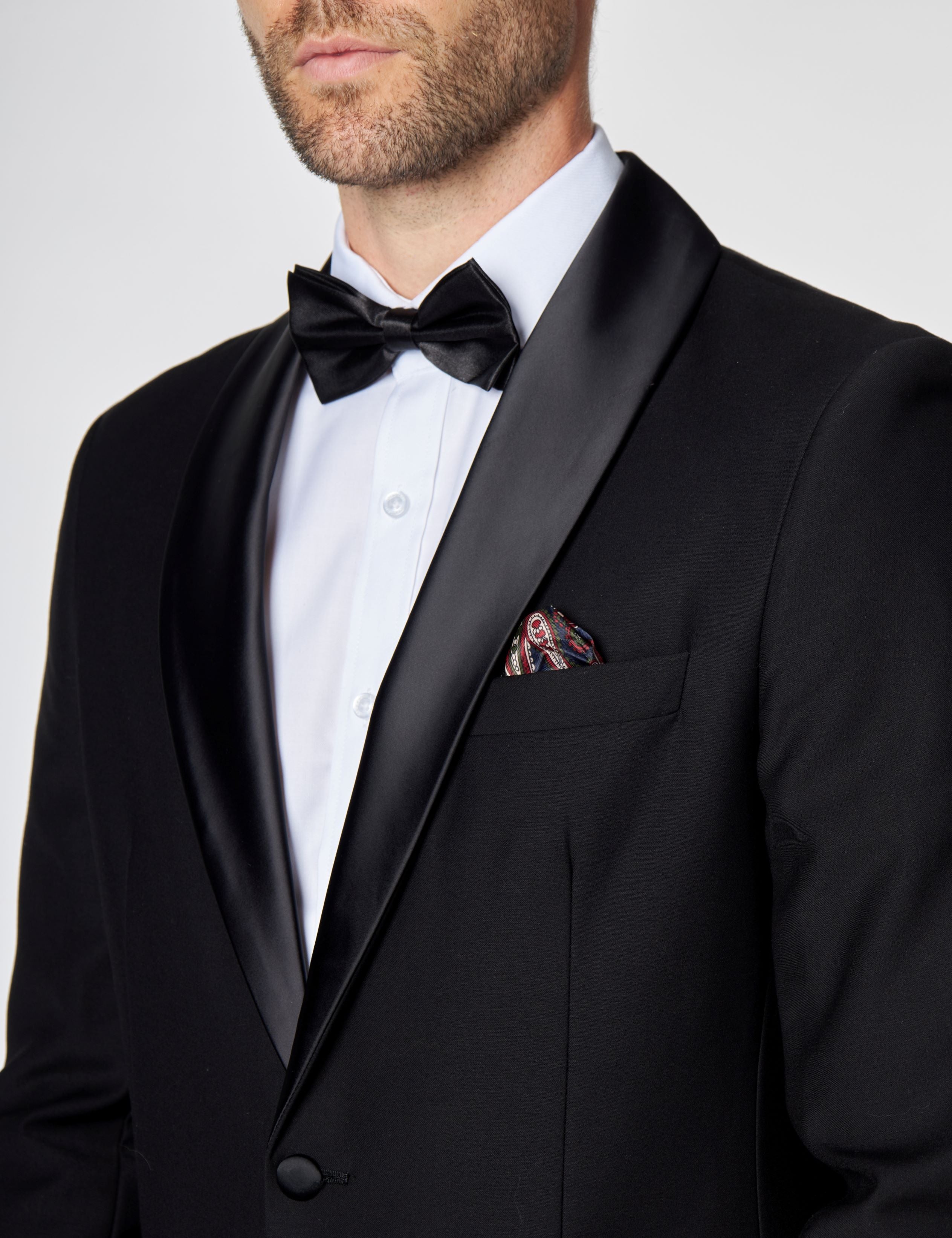 HARIS – BLACK TUXEDO JACKET