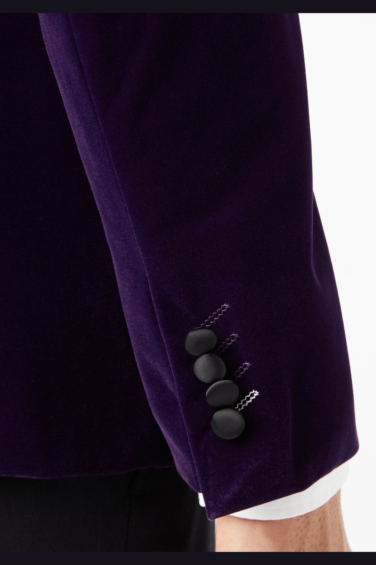 SMITH - Purple Soft Velvet Dinner Jacket