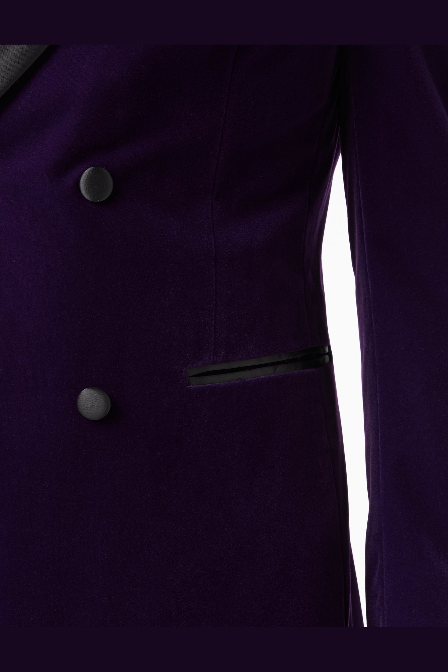 SMITH - Purple Soft Velvet Dinner Jacket