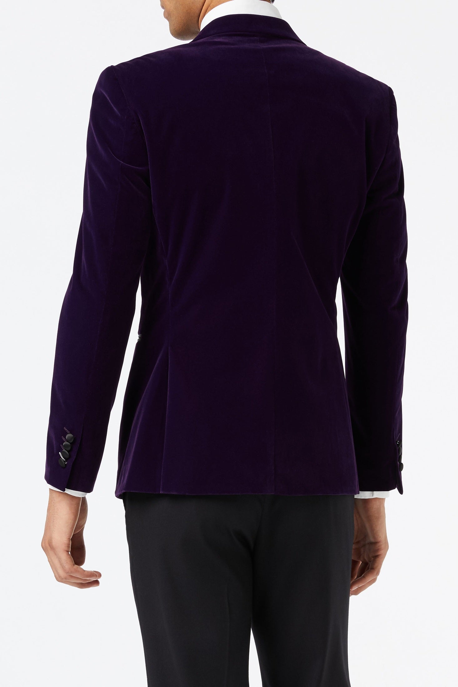 SMITH - Purple Soft Velvet Dinner Jacket