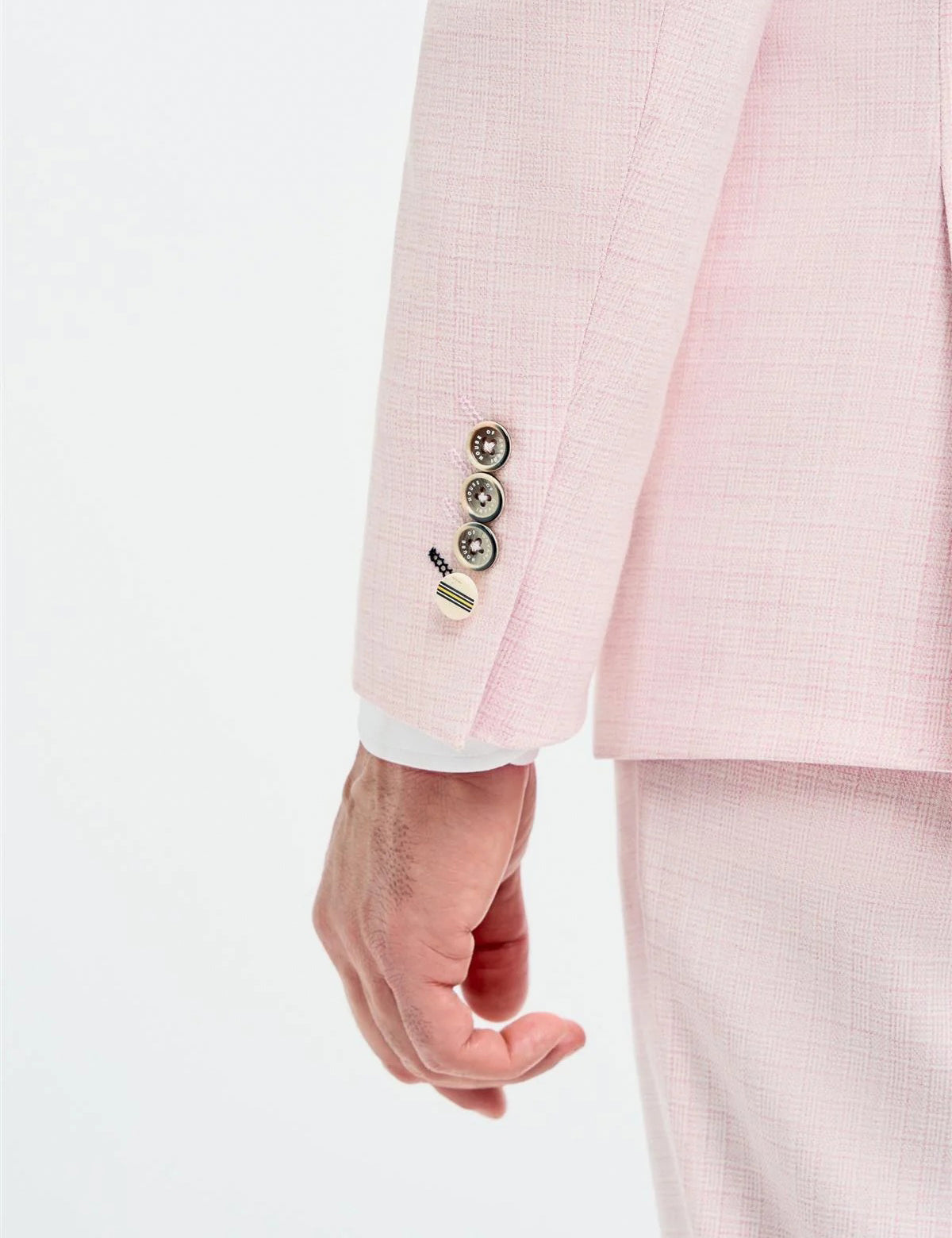 Cavani – Tropez Tailored 3 Piece Suit in Pink XPOSED