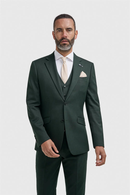 Cavani Malibu Forest Green Tailored Blazer Jacket