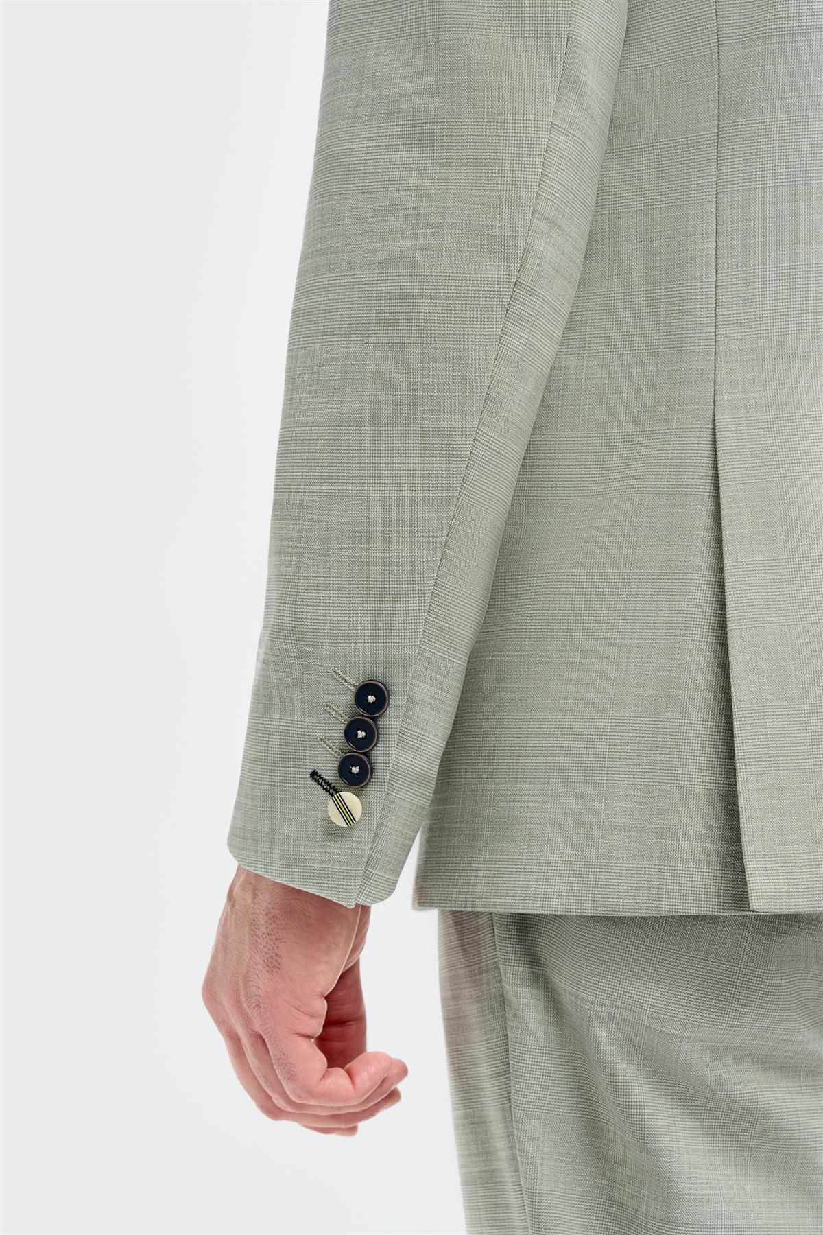 Camden – Men’s Tailored Blazer in Sage Green