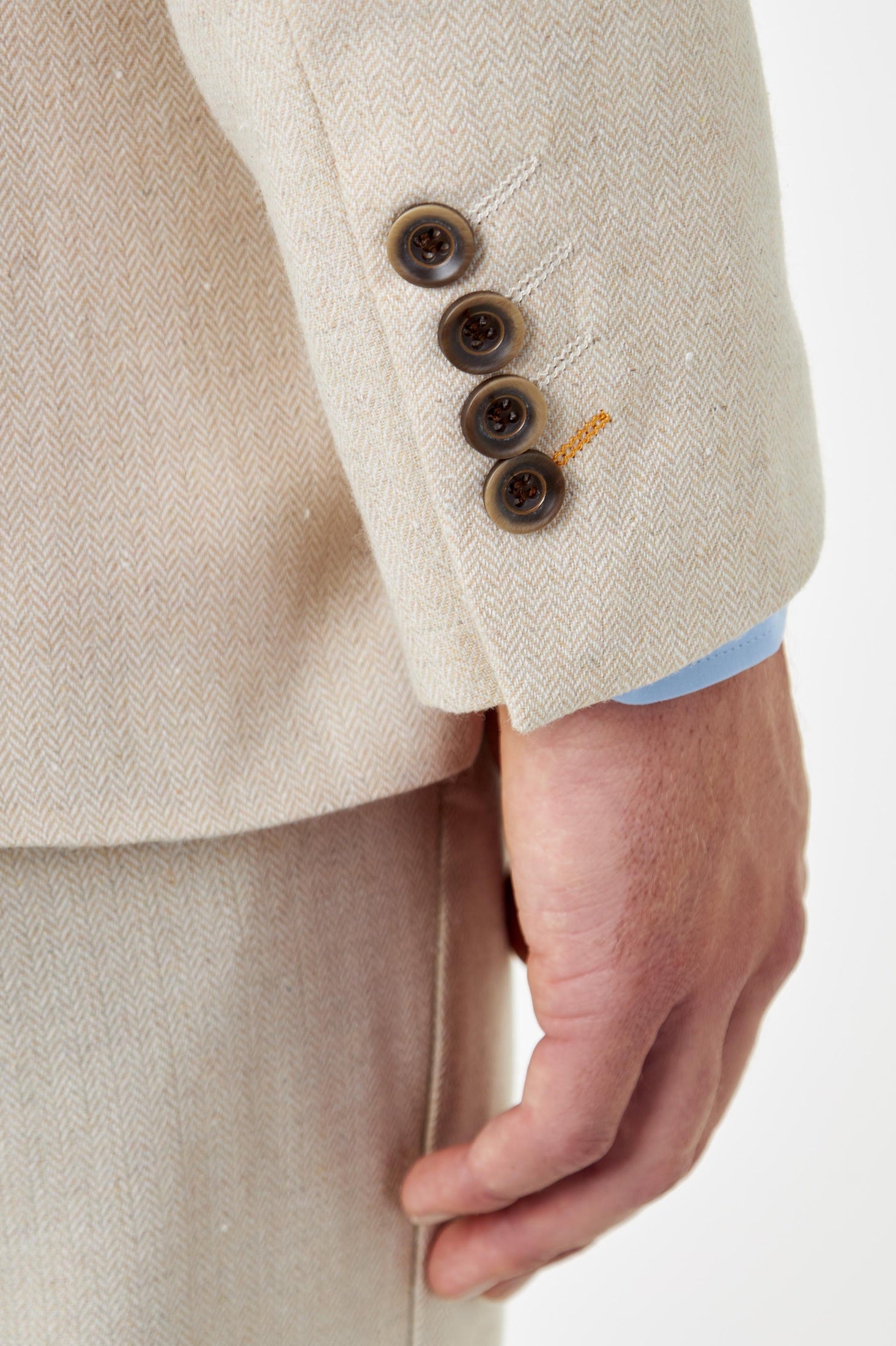 CALIX - Herringbone Tailored 3 Piece Suit