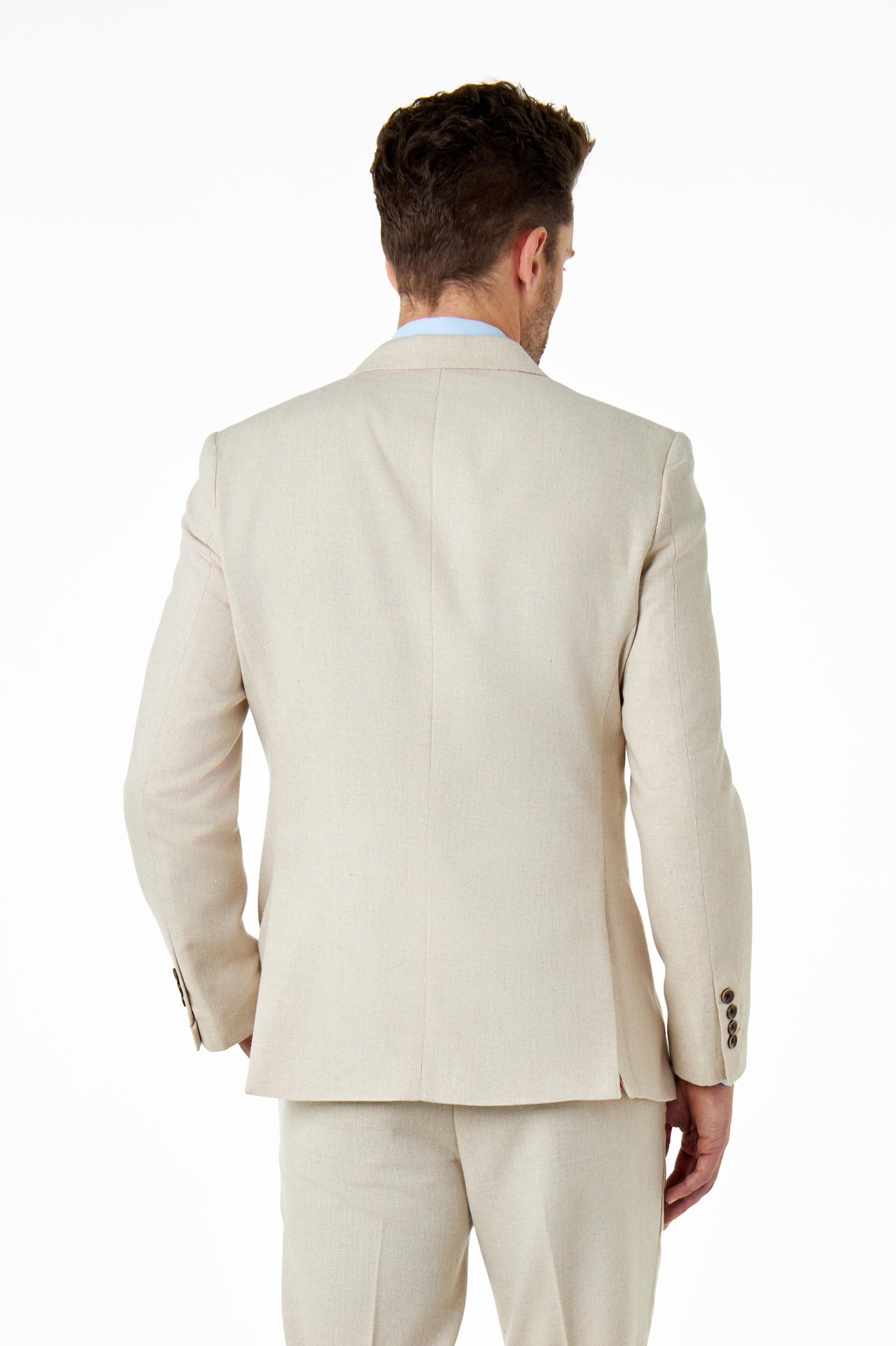 CALIX - Herringbone Tailored 3 Piece Suit