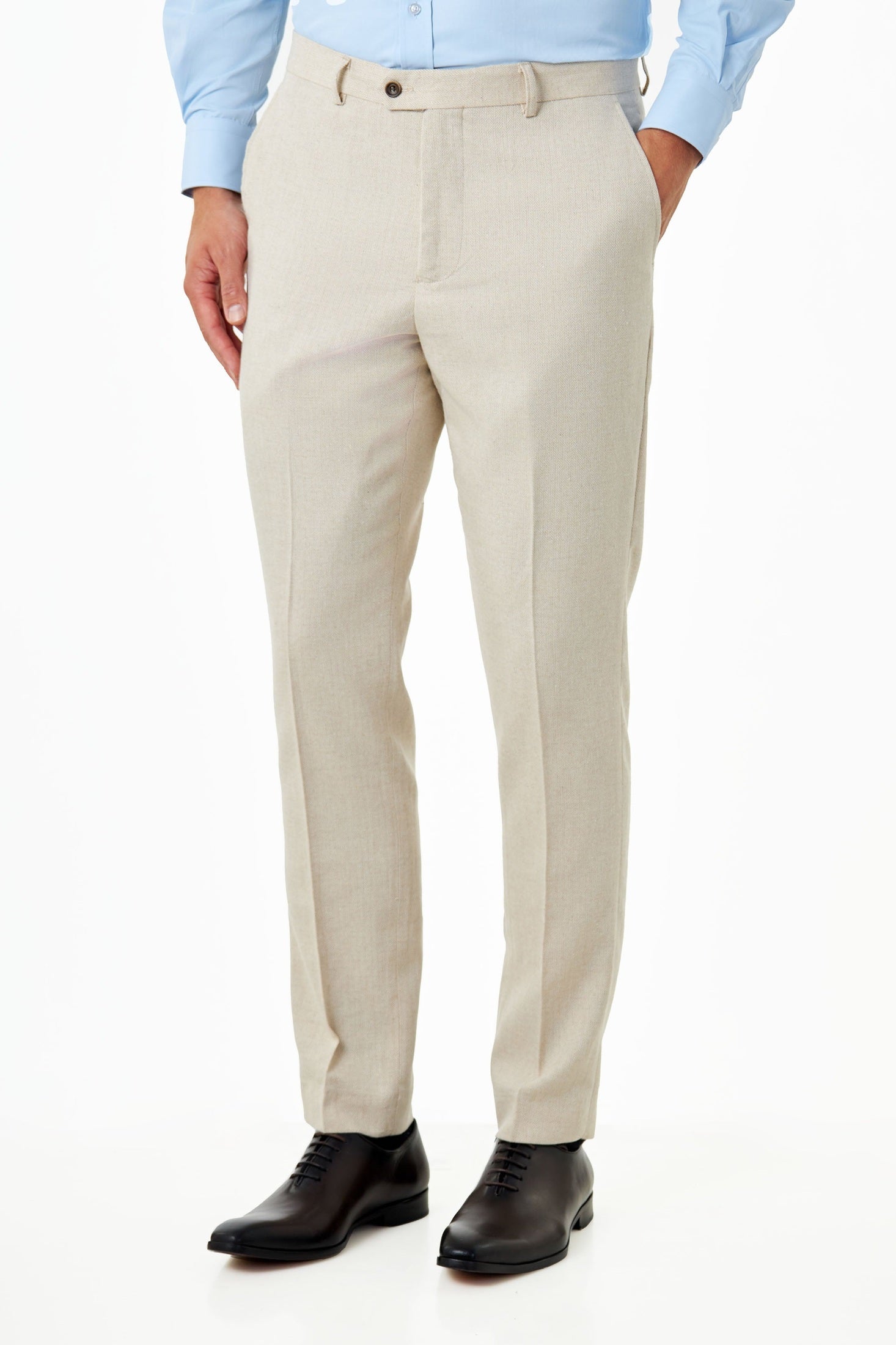 CALIX - Herringbone Tailored 3 Piece Suit