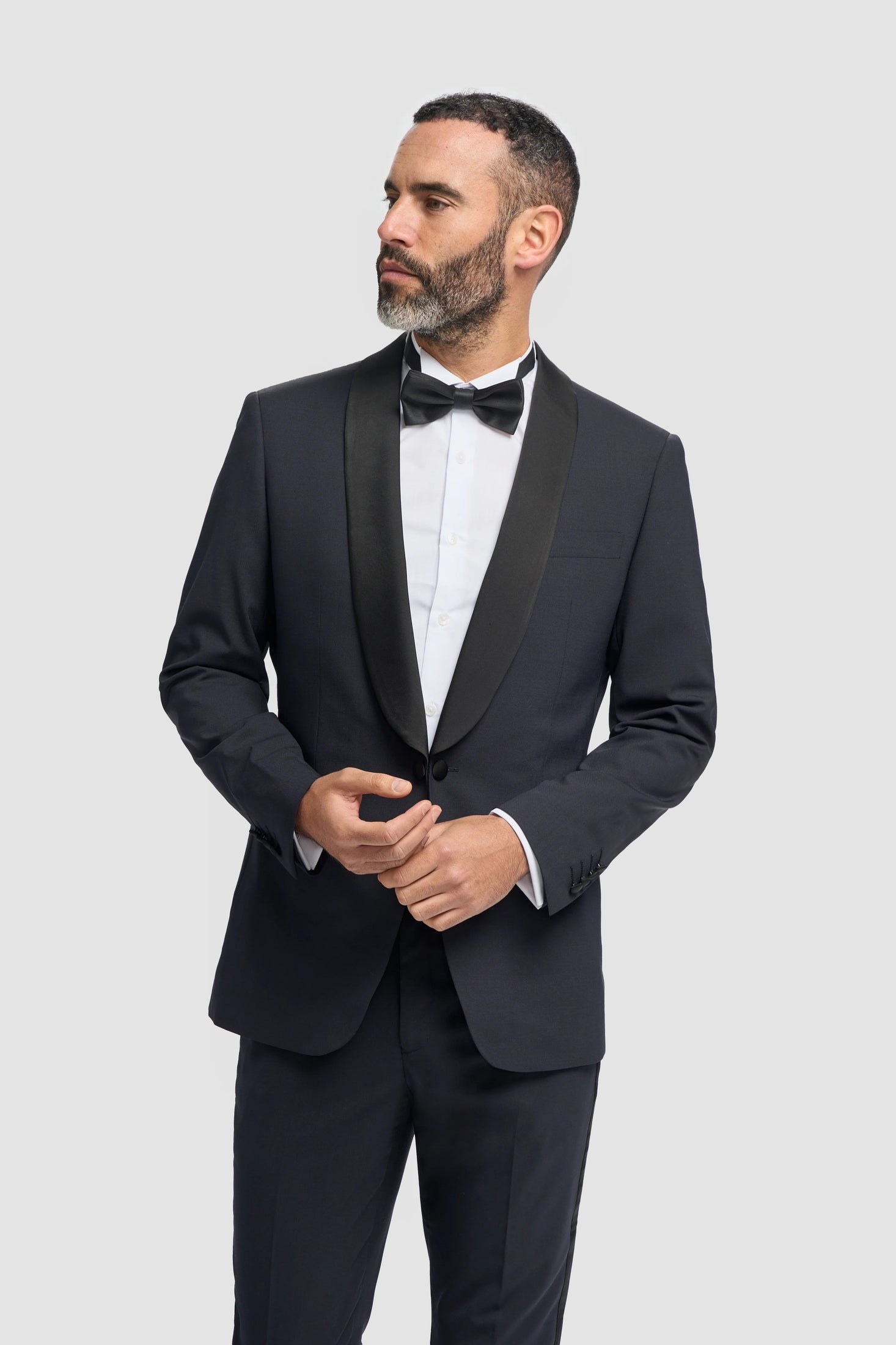 Cavani Aspen Men’s Wedding Navy 2 Piece Tuxedo Suit