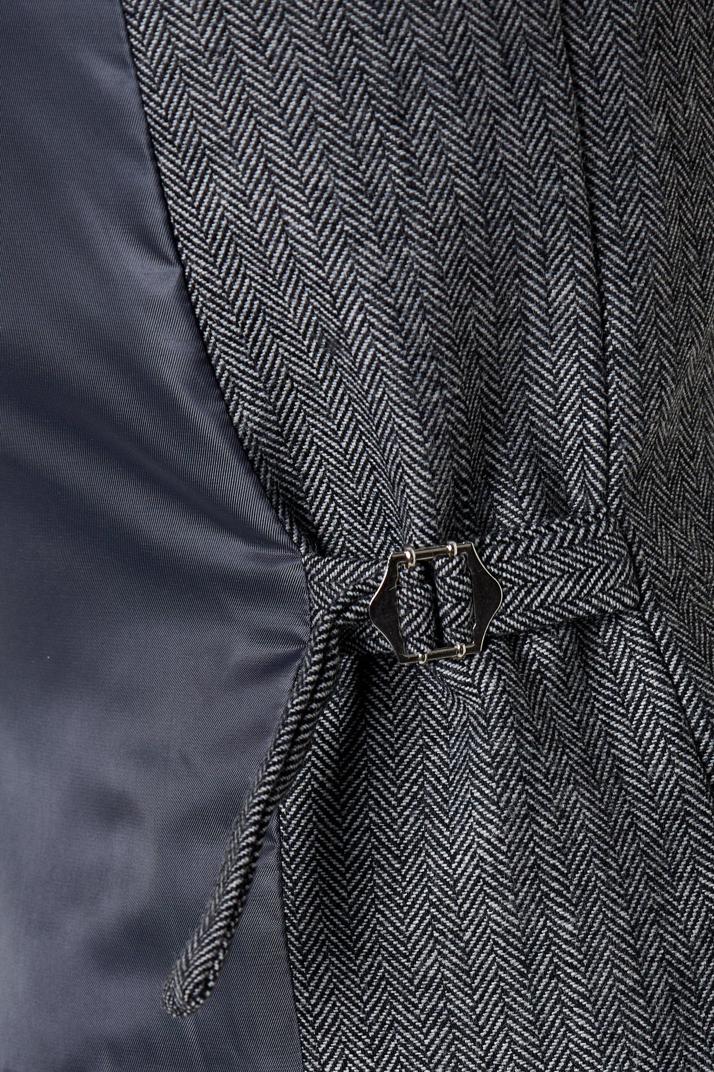JAX HERRINGBONE DOUBLE BREASTED WAISTCOAT