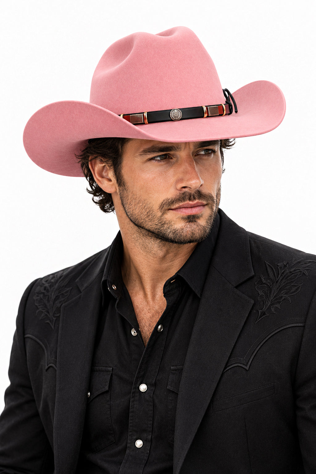 PURE WOOL STIFF COWBOY HAT