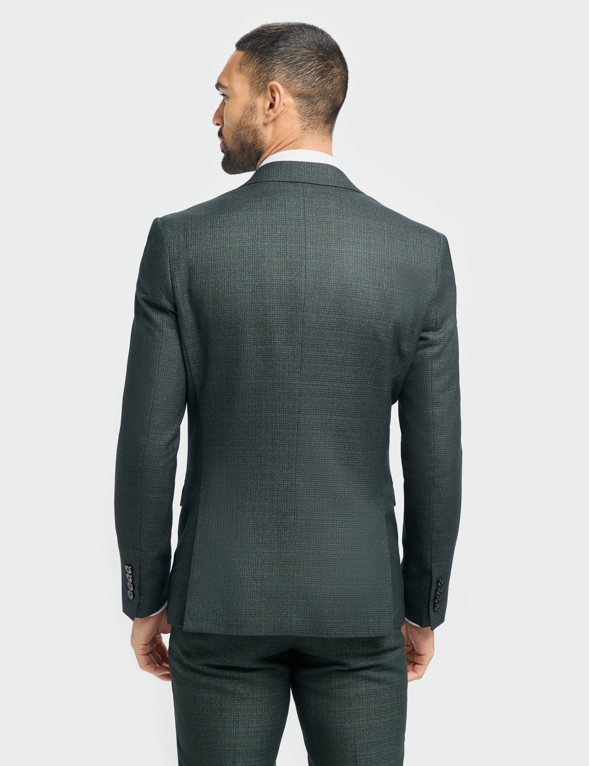 CARIDI - OLIVE 2 PIECE DOUBLE BREASTED SUIT BY CAVANI