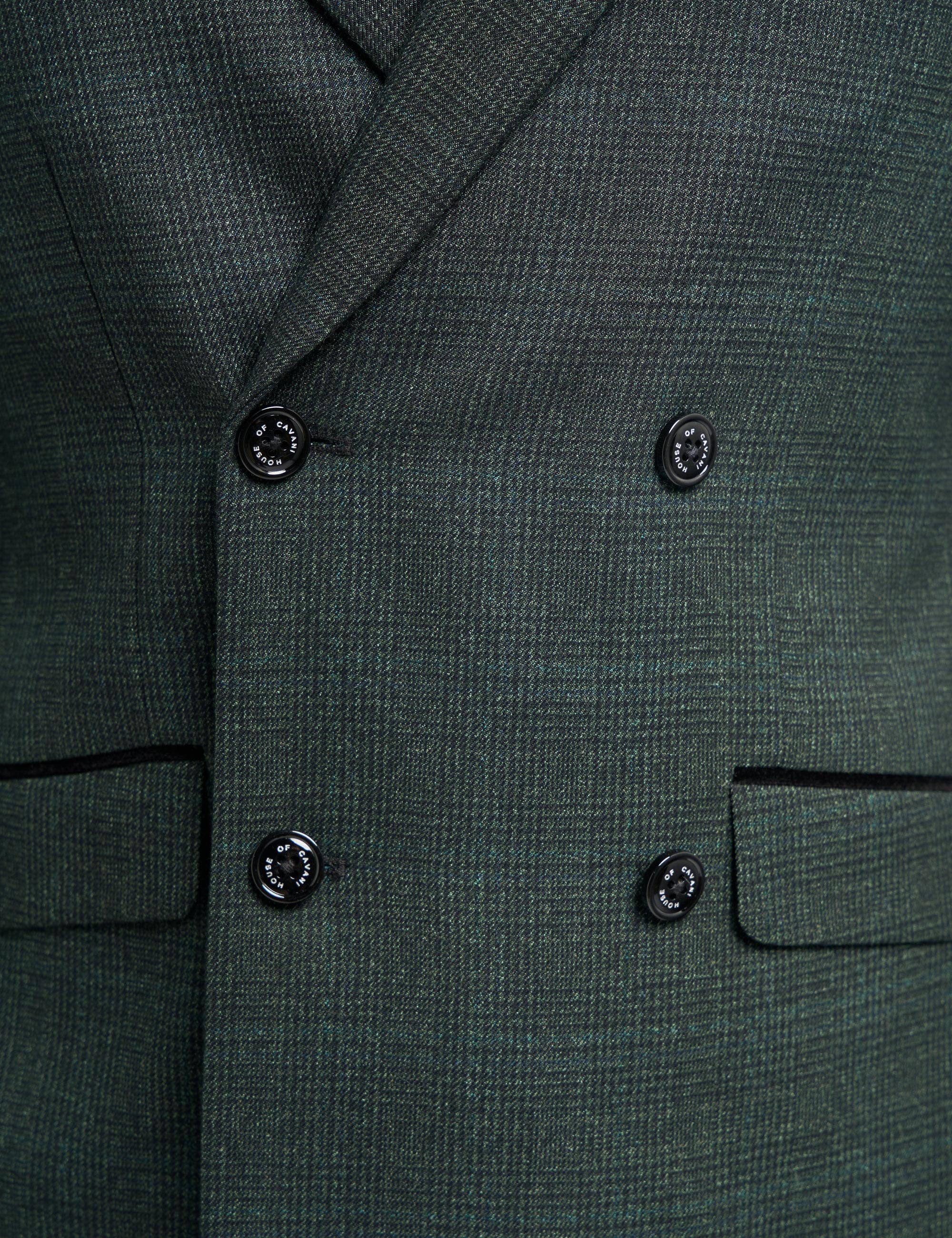 CARIDI - OLIVE 2 PIECE DOUBLE BREASTED SUIT BY CAVANI