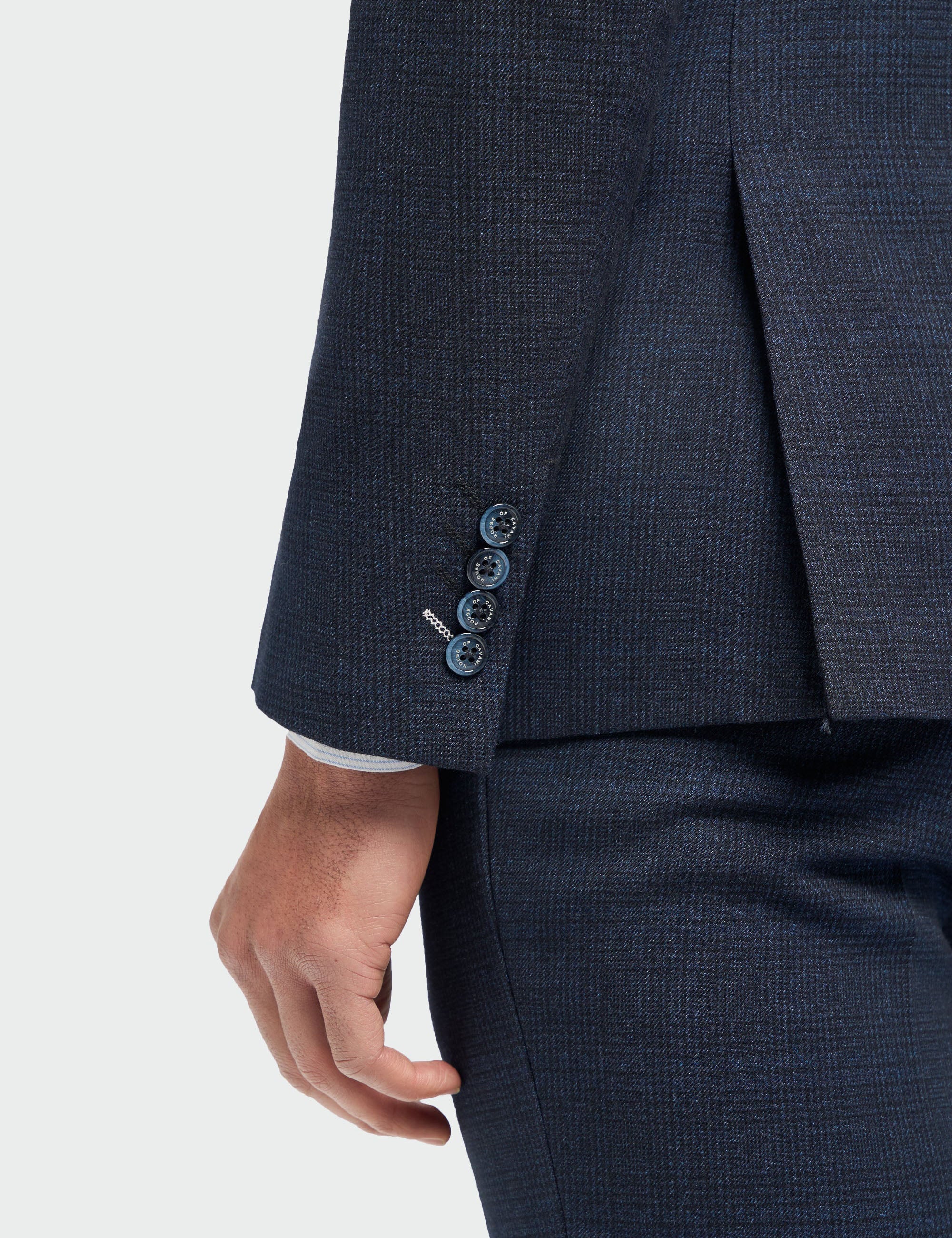 CARIDI – NAVY DOUBLE BREASTED BLAZER