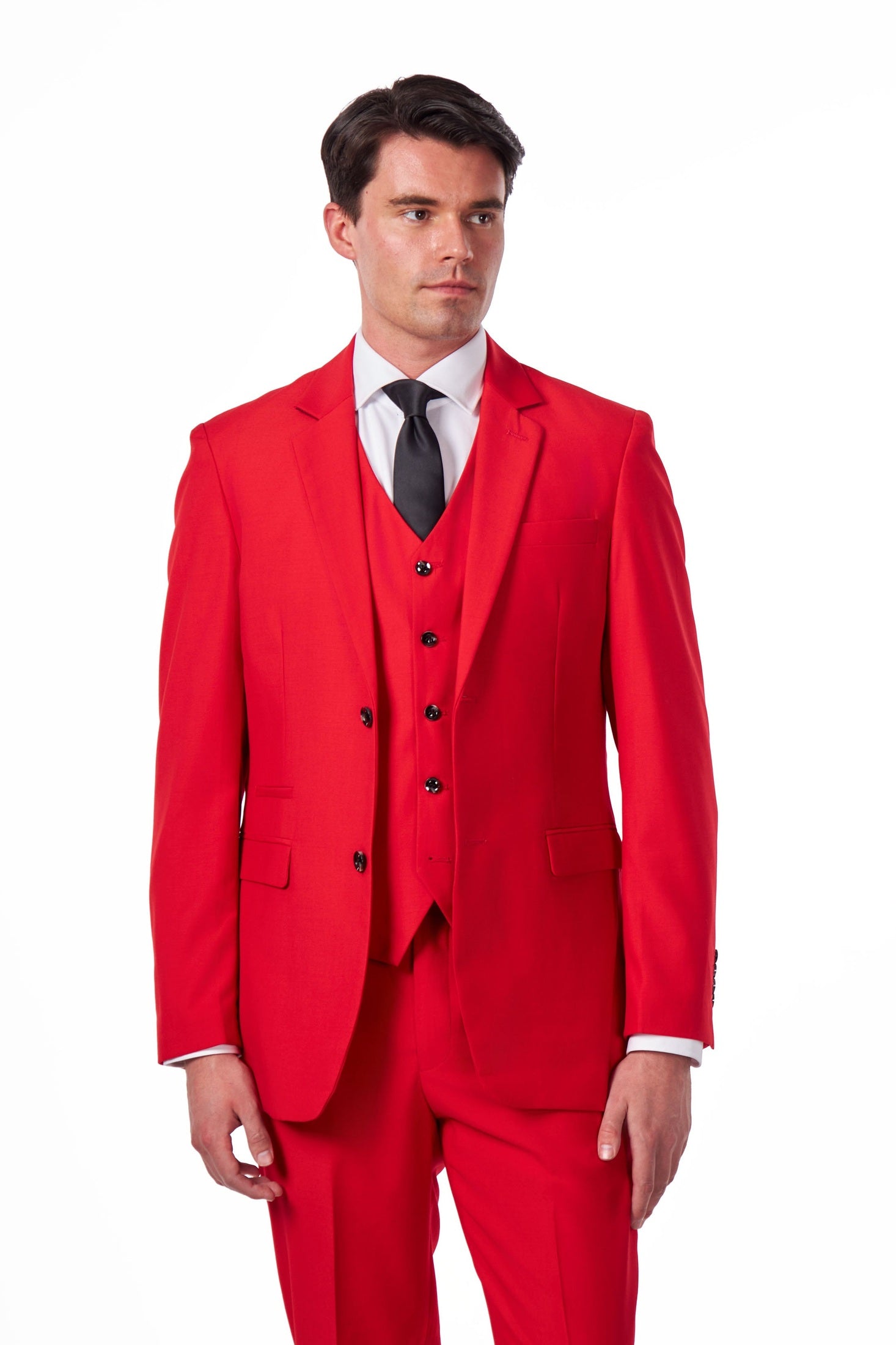 JROSS - RED PLAIN SUIT