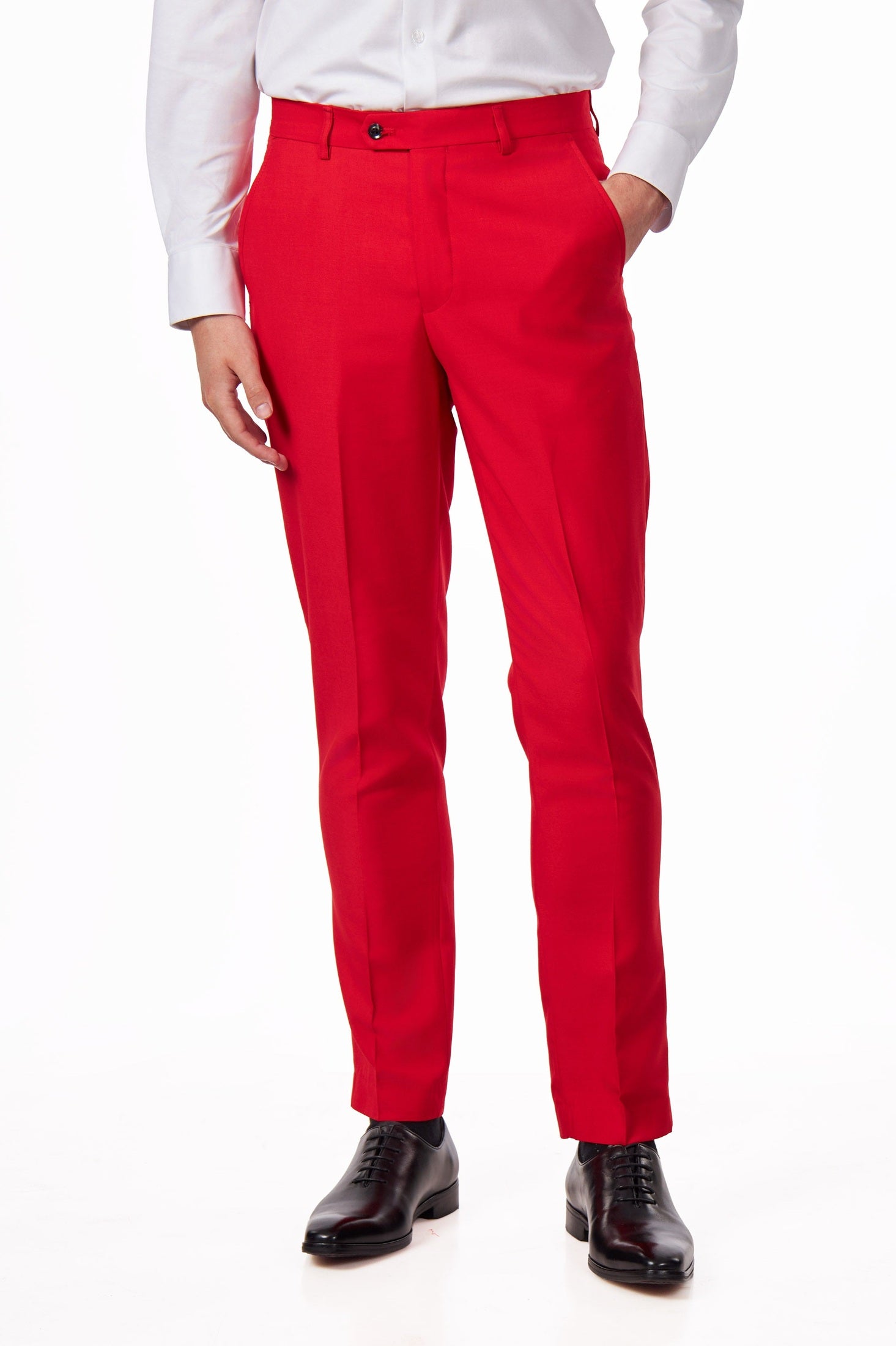 JROSS - RED FORMAL SUIT TROUSER