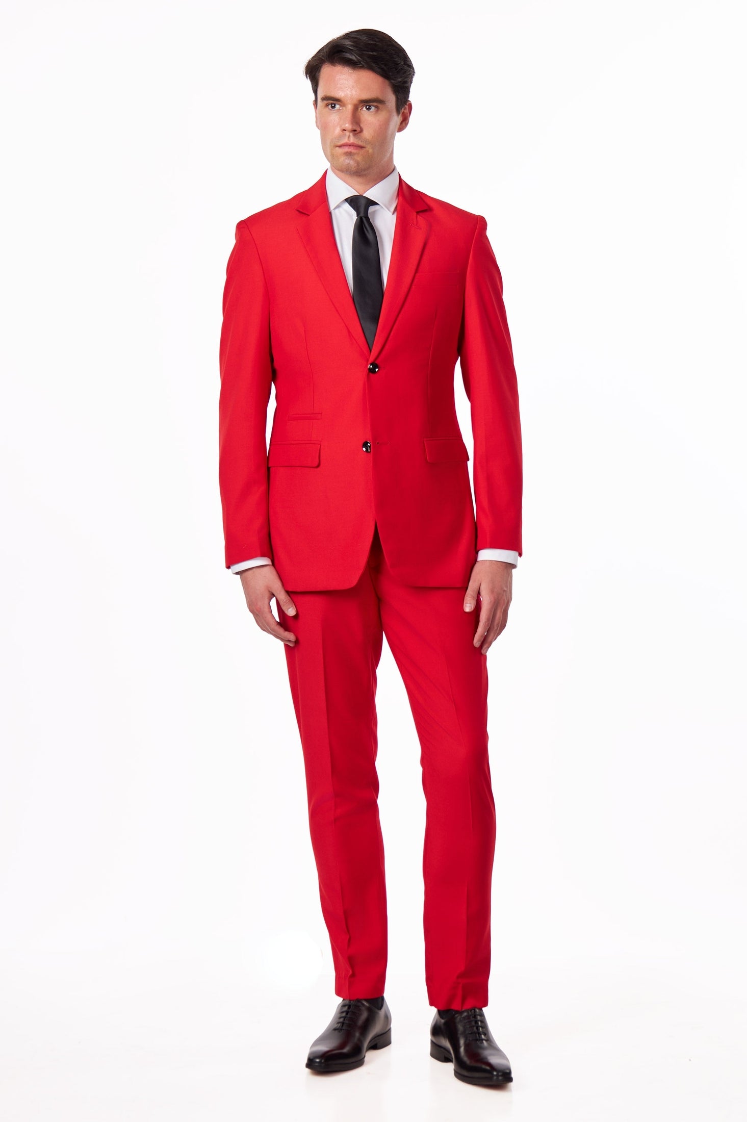 JROSS - RED FORMAL JACKET & WAISTCOAT