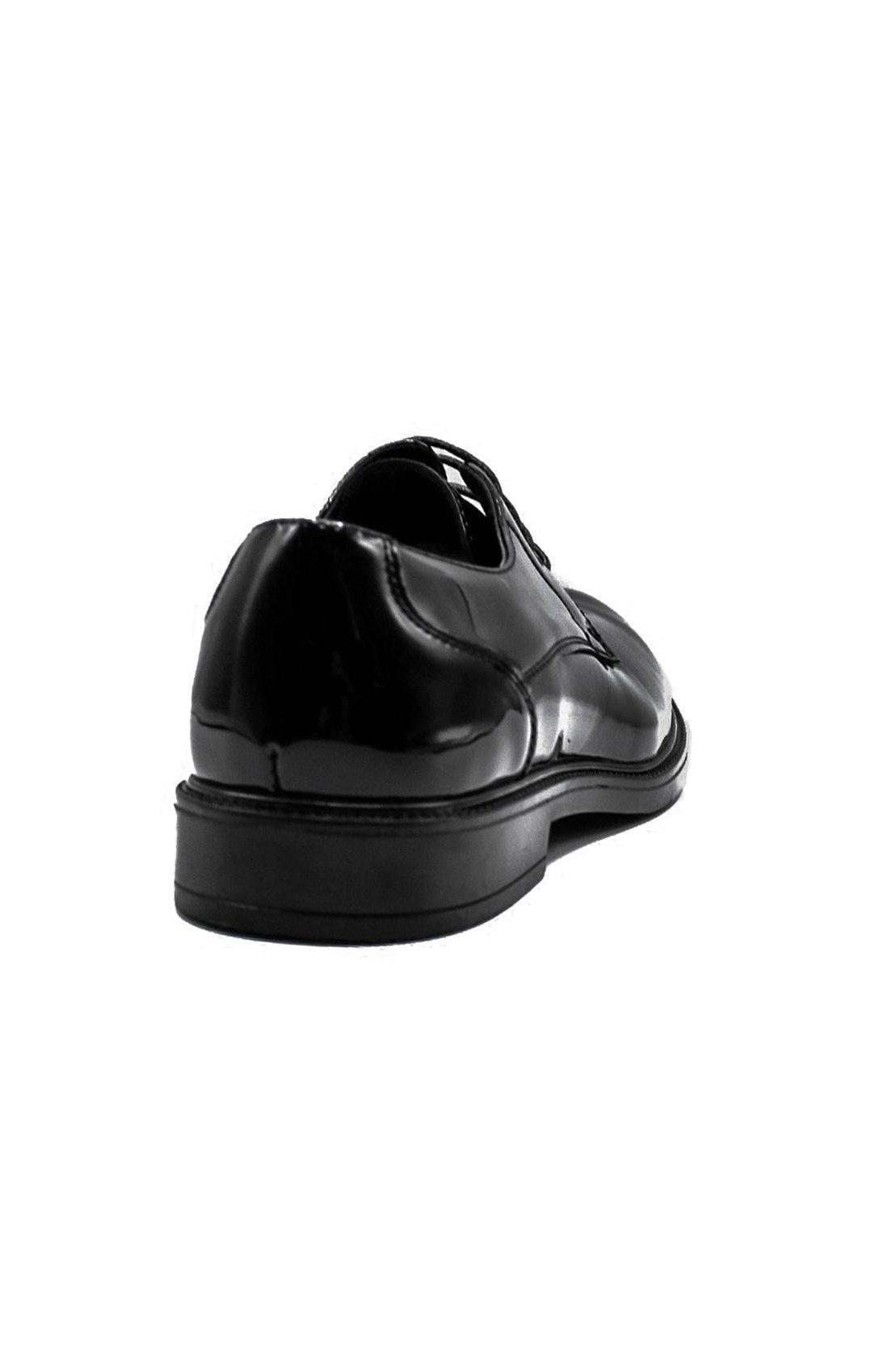 Black Patent Glossy Formal Wedding Dress Derby Shoes