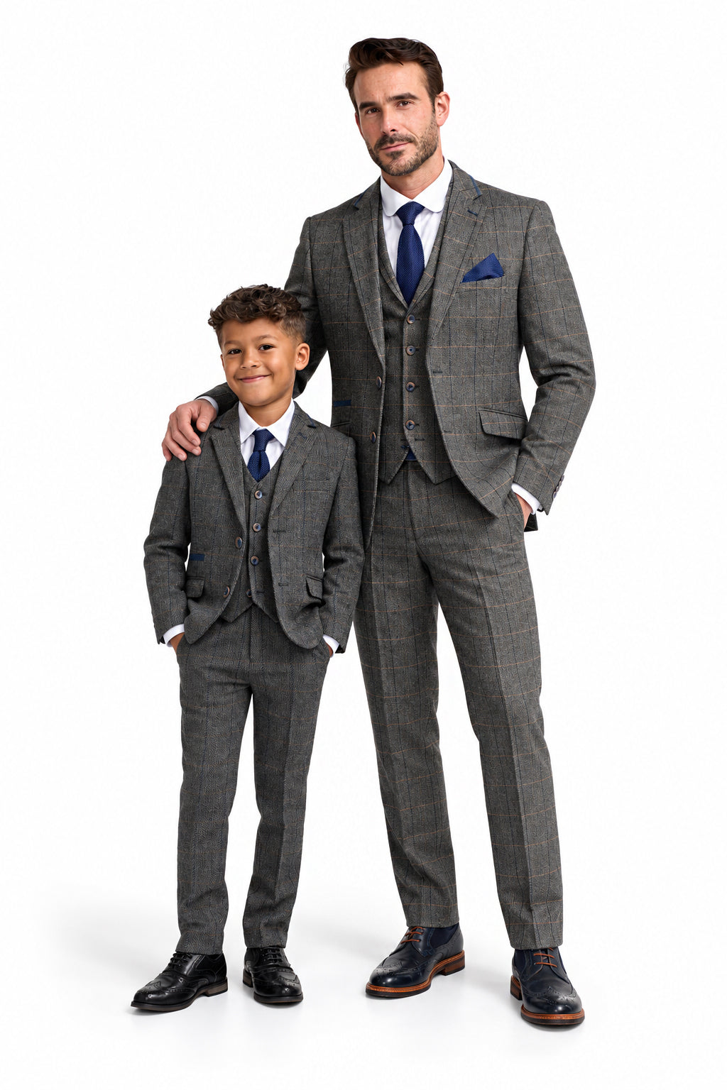Father & Son Albert Grey 3 Piece Matching Suit