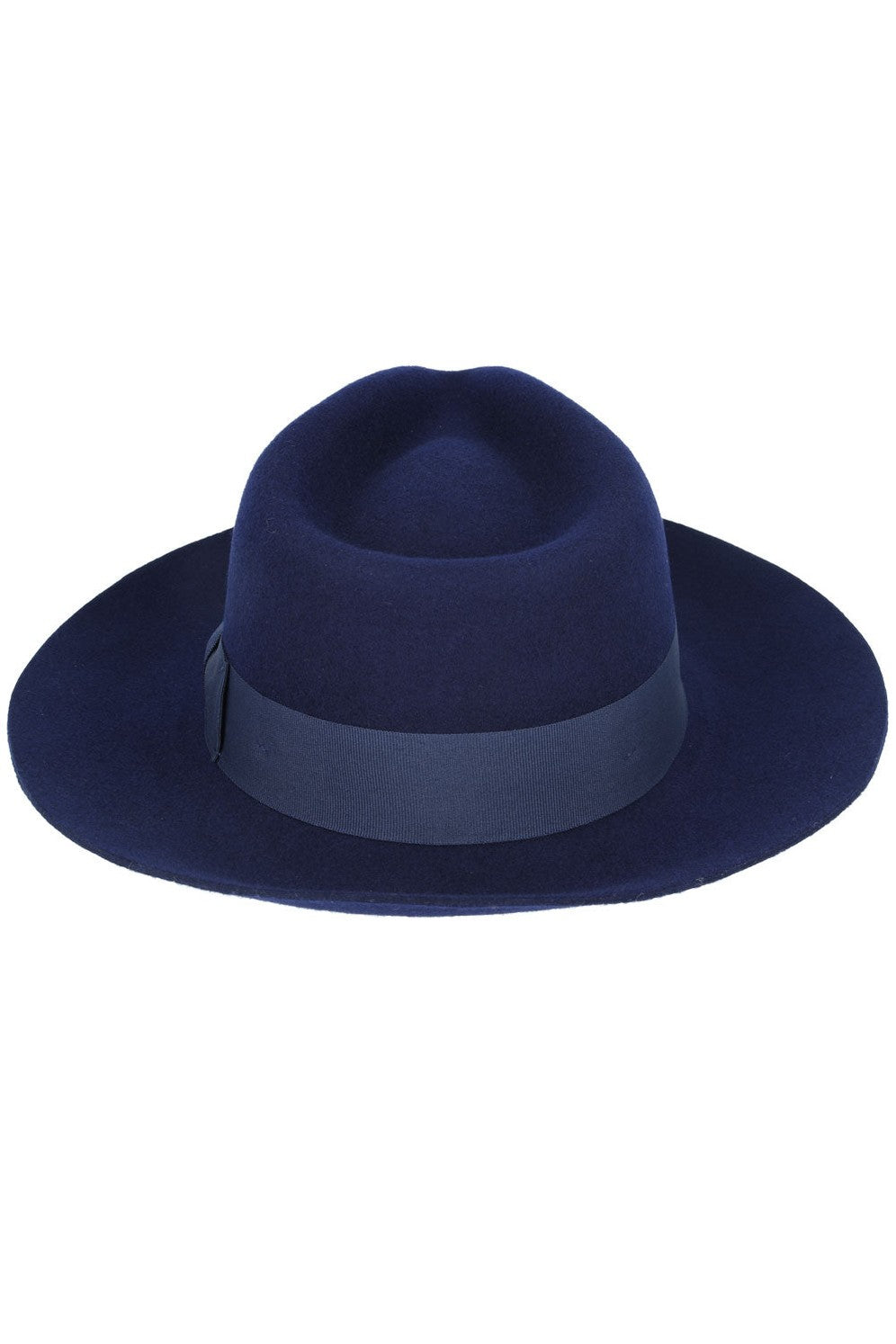 Gladwin Bond 100% Wool Navy Fedora Stiff Hat