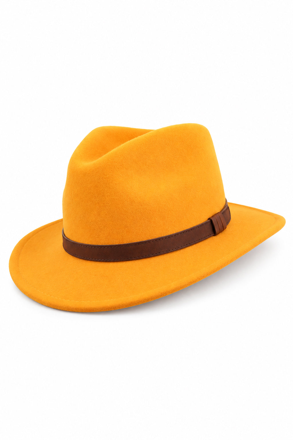 Unisex Wool Crushable Wide Brim Fedora Hat