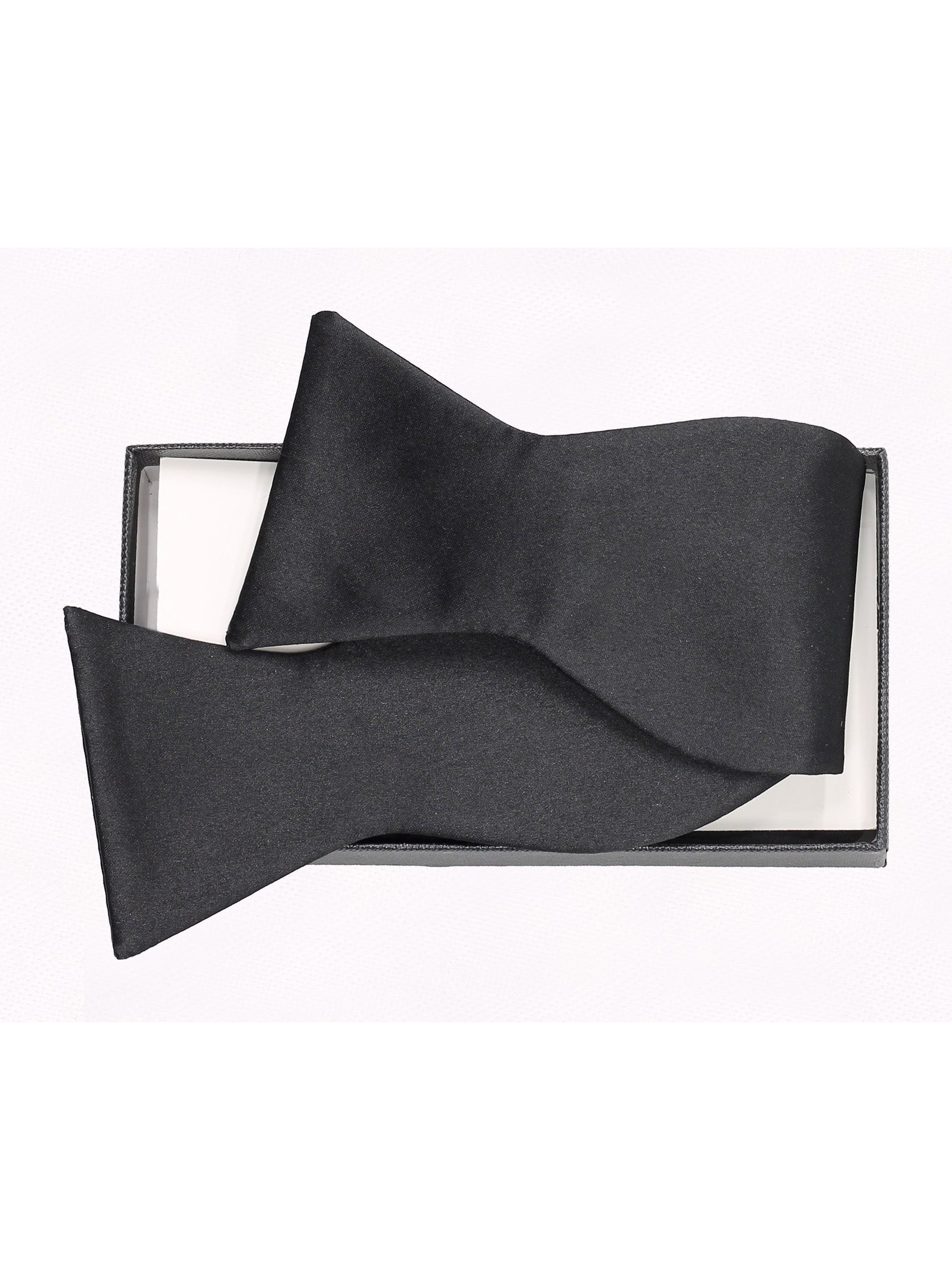 BLACK SELF - TIE BOW TIE SET