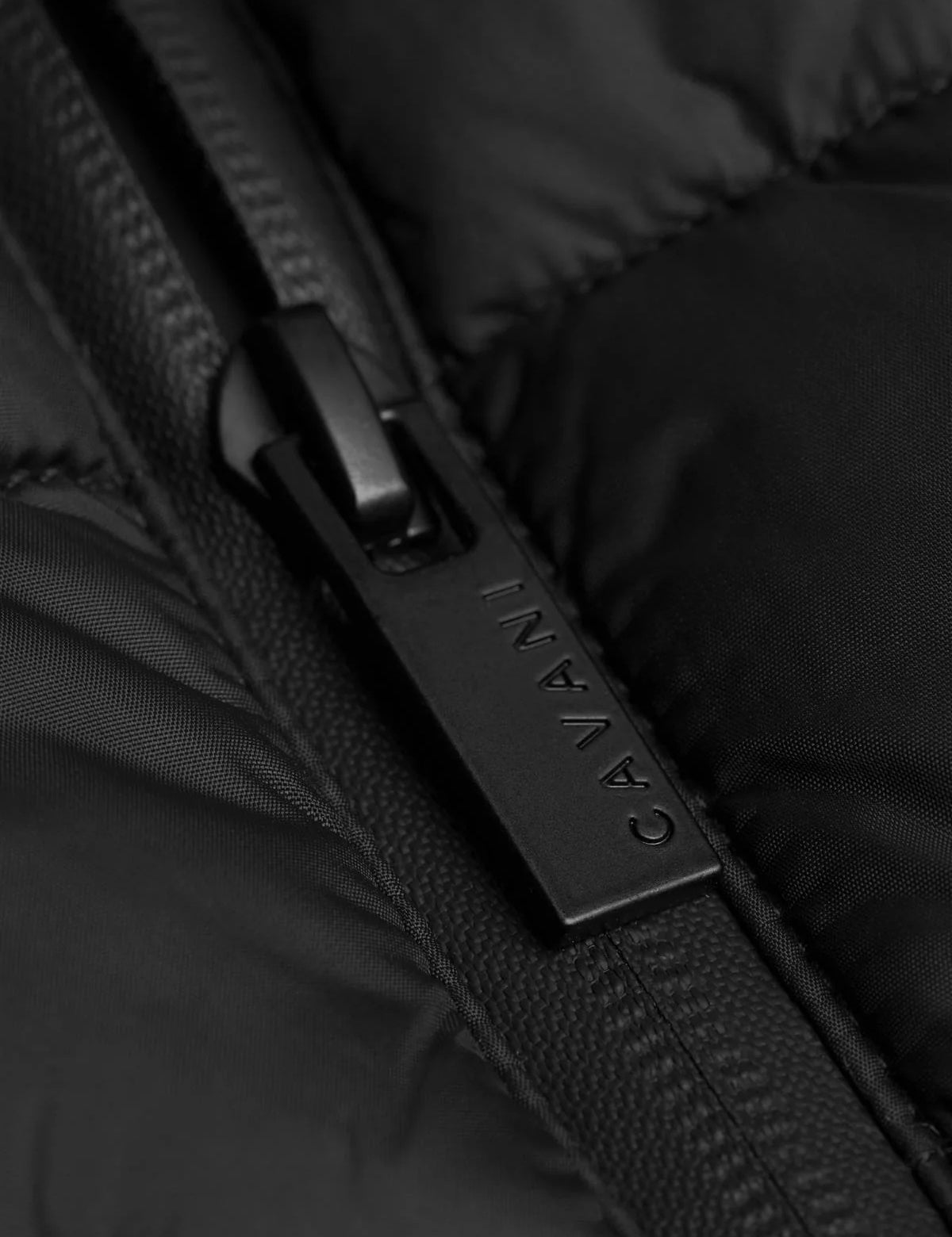 Cavani Heston Mac Black Padded Long Coat – Men’s Winter Overcoat