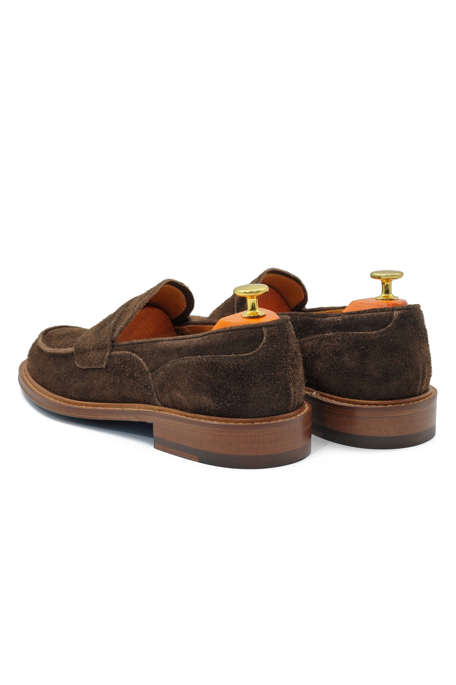 BROWN SUEDE PENNY LOAFER