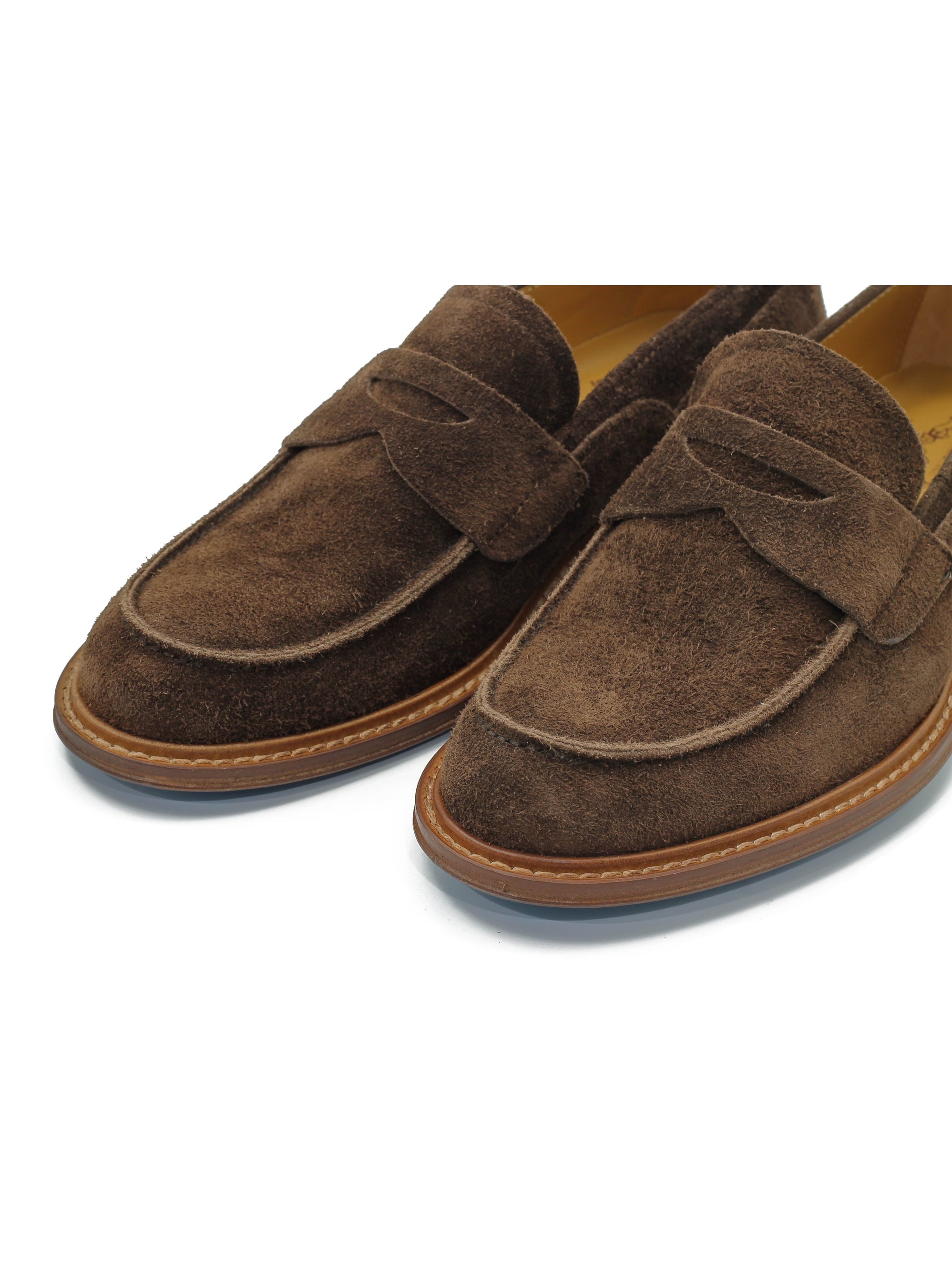 BROWN SUEDE PENNY LOAFER