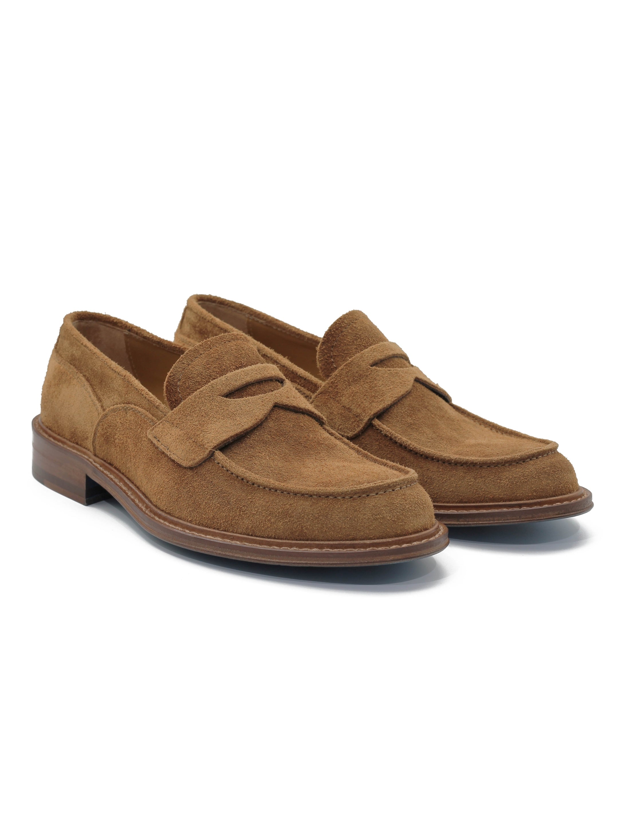 TAN SUEDE PENNY LOAFER