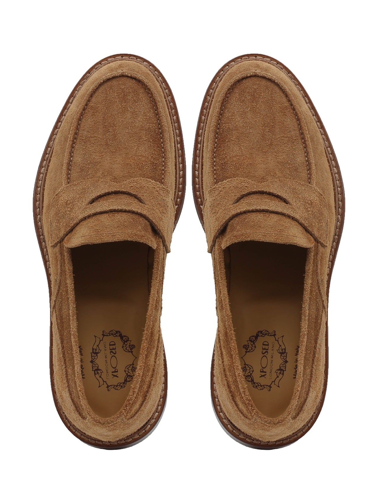 TAN SUEDE PENNY LOAFER