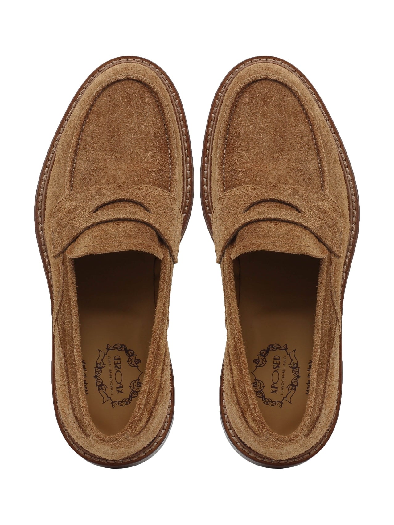 TAN SUEDE PENNY LOAFER