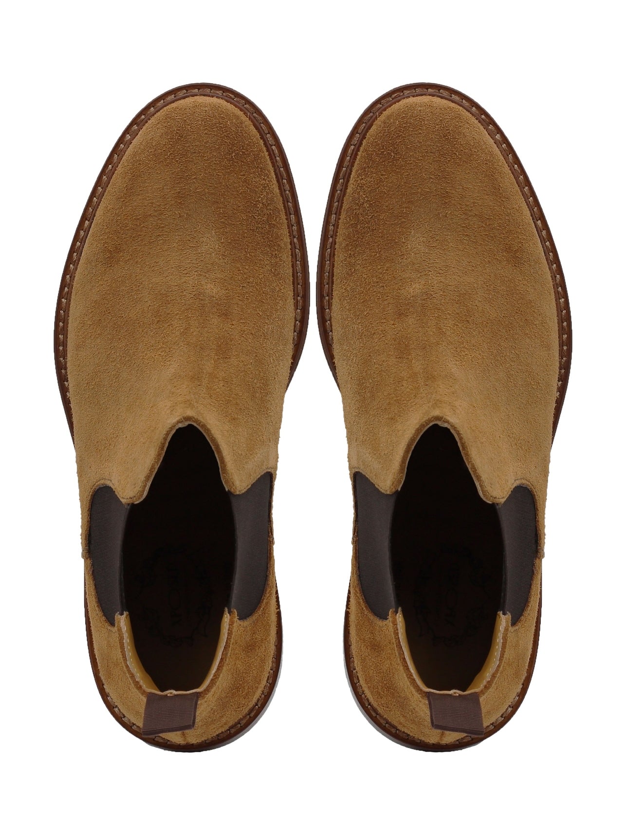 TAN ITALIAN SUEDE LEATHER CHELSEA BOOTS