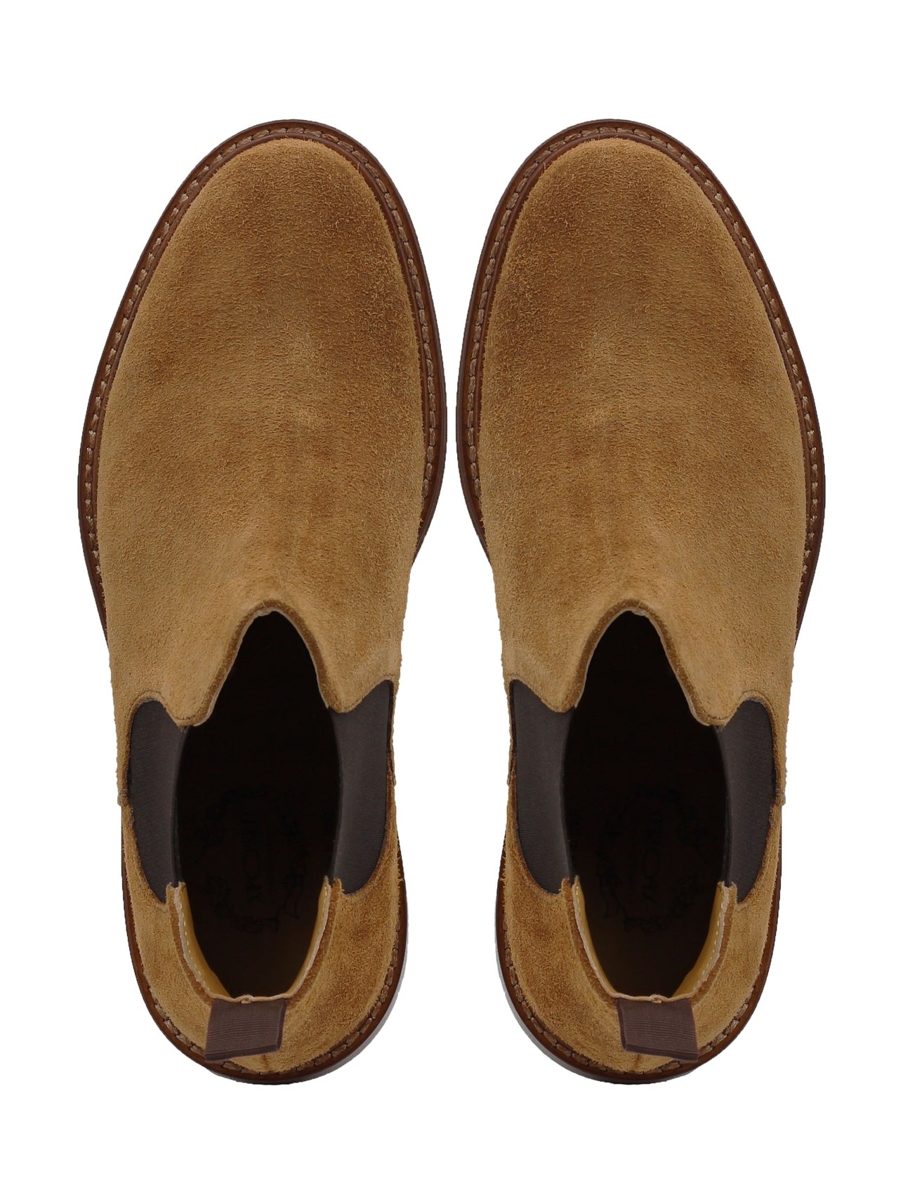 TAN ITALIAN SUEDE LEATHER CHELSEA BOOTS