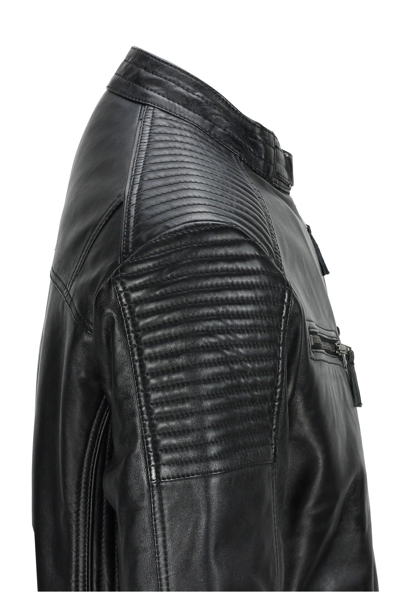 MEN’S RETRO BIKER JACKET
