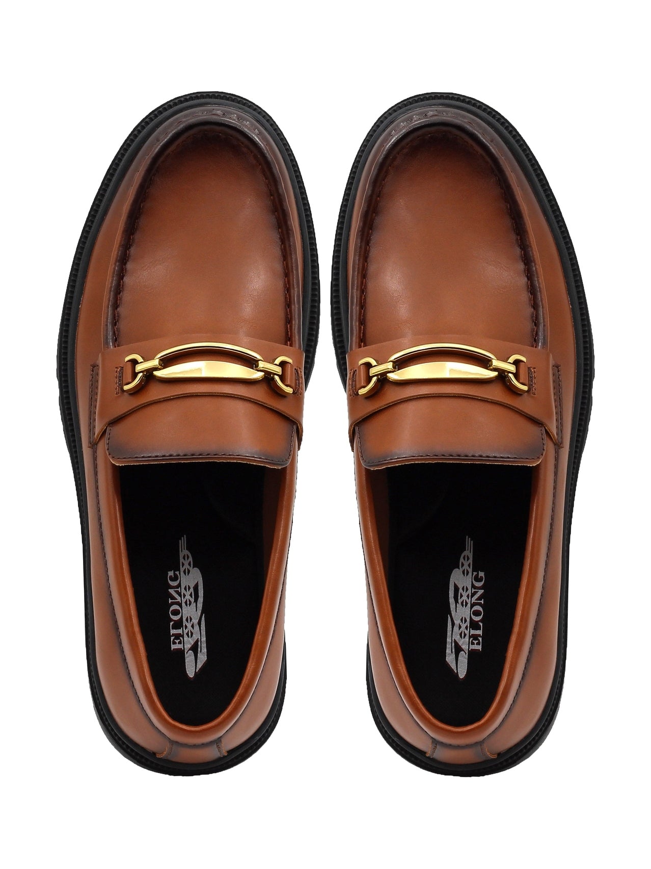 TAN SNAFFLE BIT LOAFERS