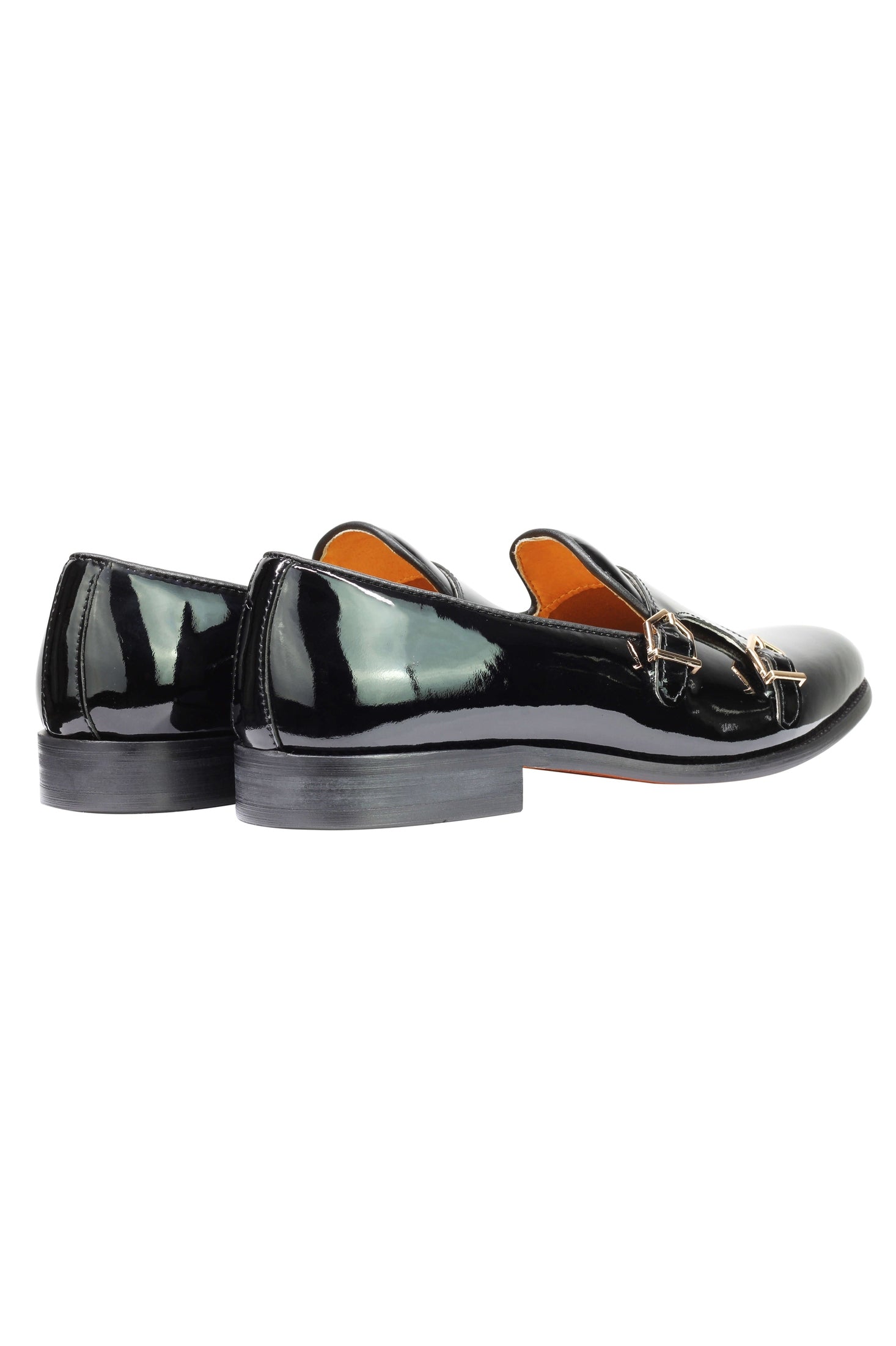Real Leather Shiny Loafers Slip Ons